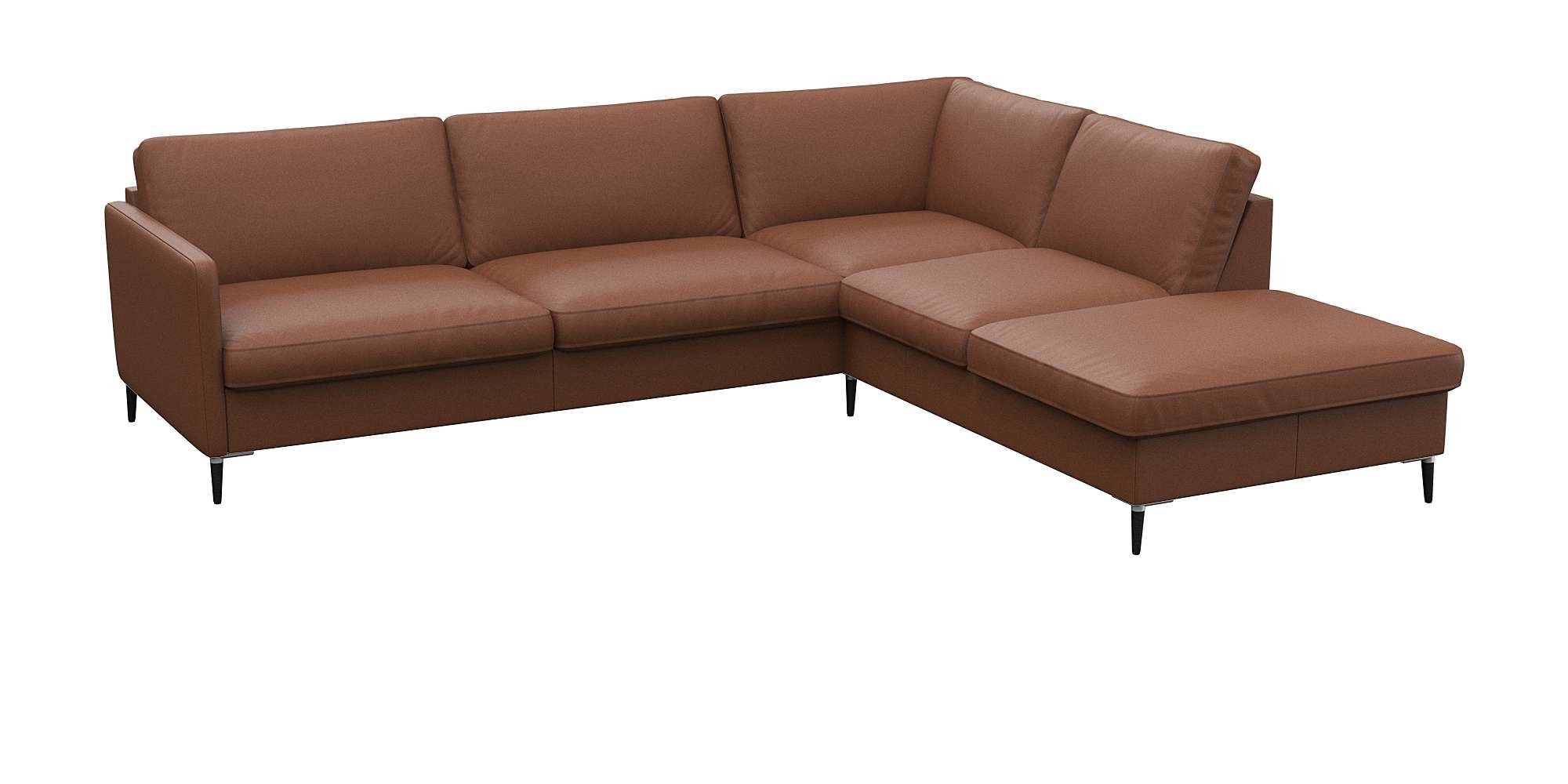 FLEXLUX Hoekbank Fiore, super zitcomfort door koudschuim in de zitting, L-vorm