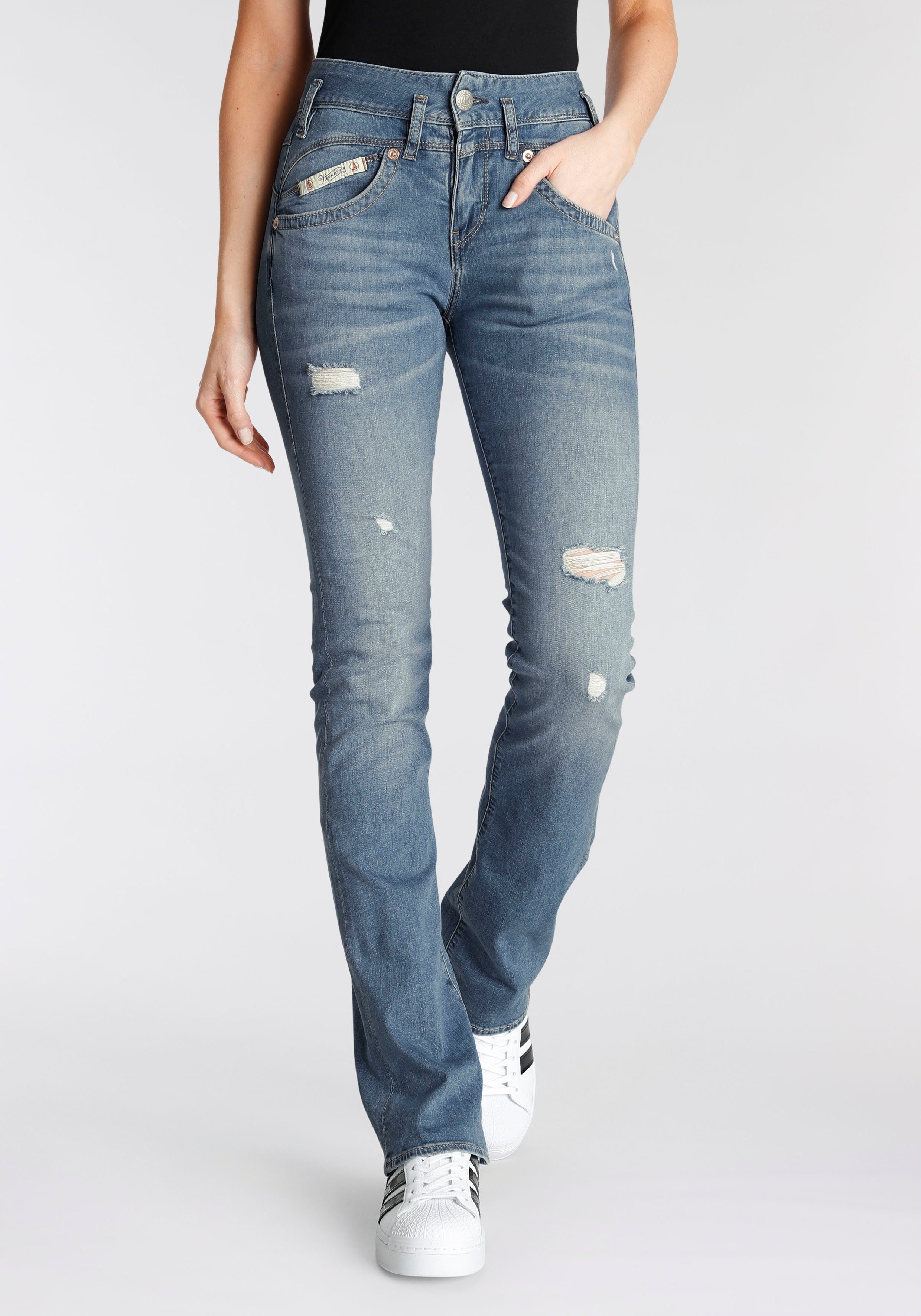 Herrlicher Bootcut jeans Pearl Destroyed-Look