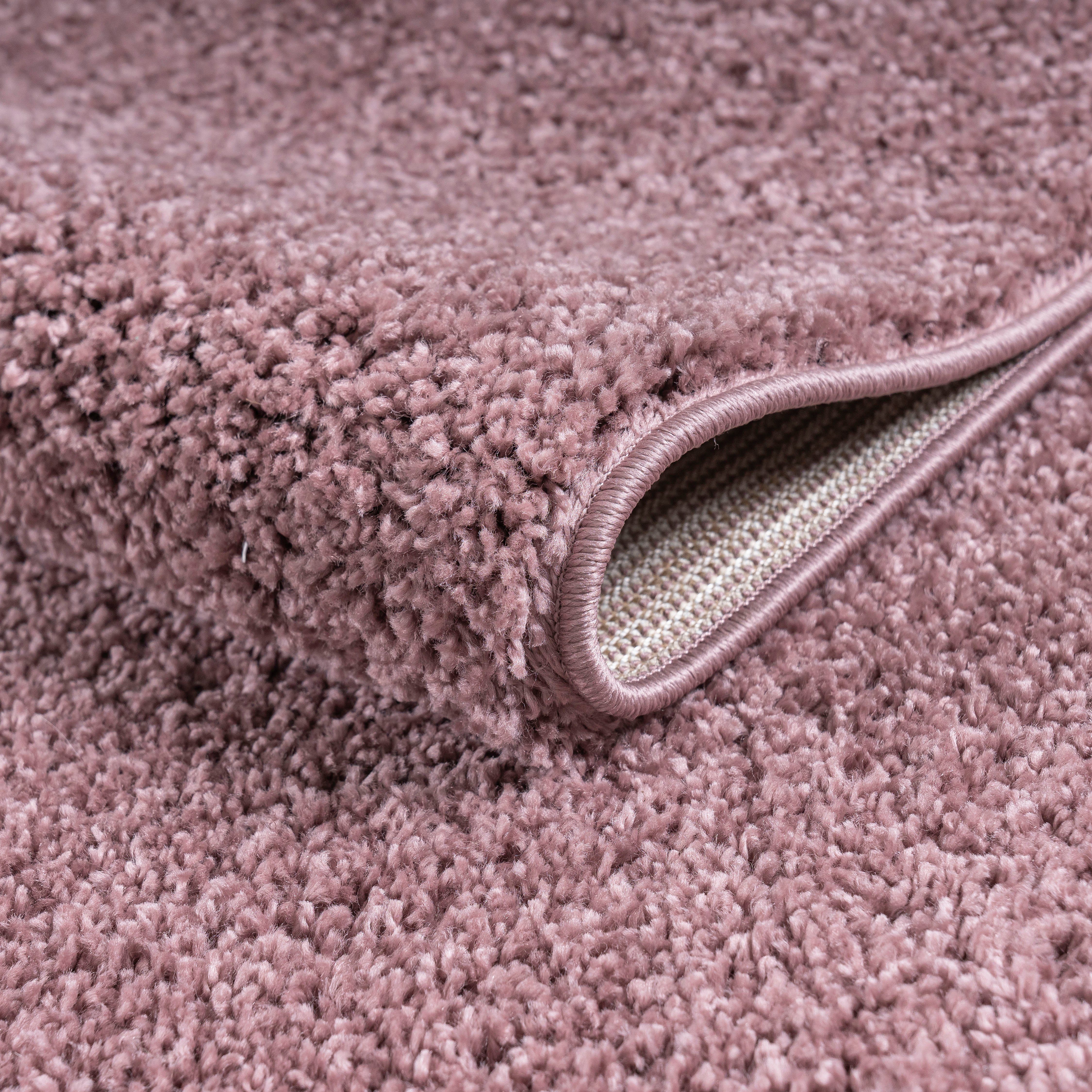 Bruno Banani Hoogpolig vloerkleed Shaggy Soft geweven, uni kleuren, bijzonder zacht en knuffelig, klantenfavoriet