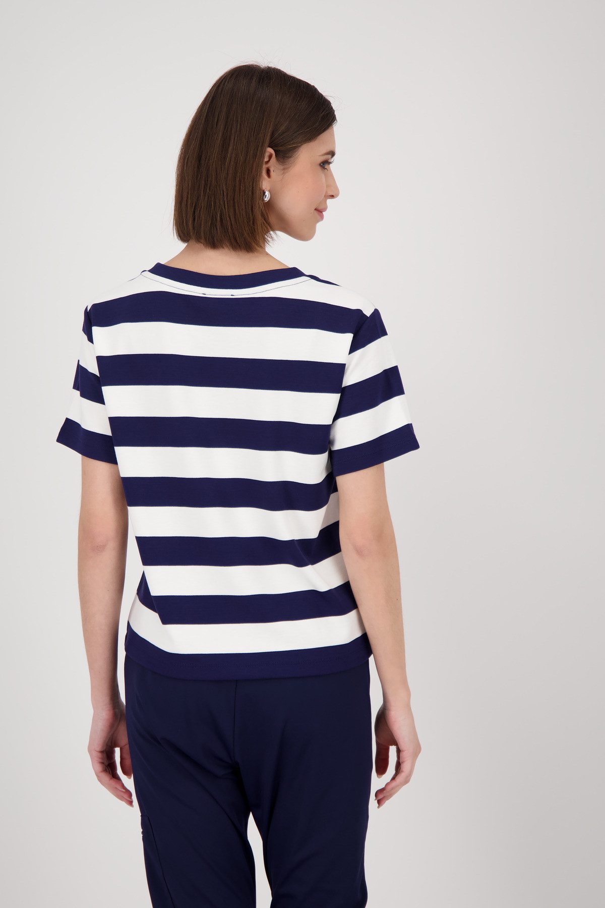 Monari Sweatshirt met strepen