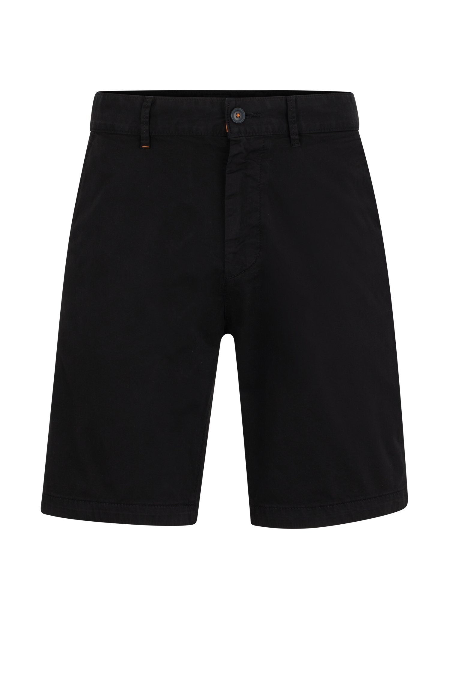 Boss Orange Chino slim-Shorts met contrastdetails