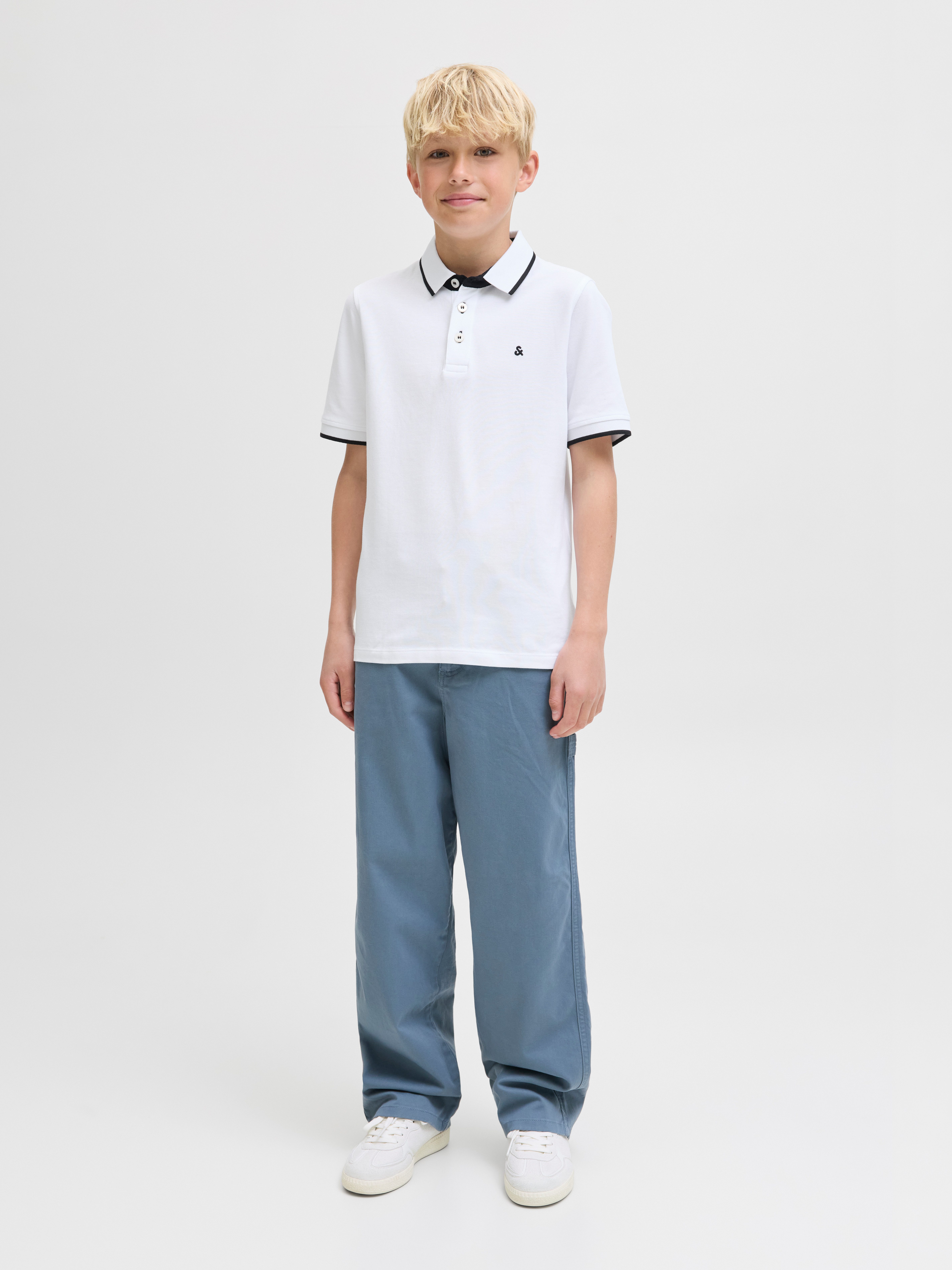 Jack & Jones Junior Poloshirt JJEPAULOS POLO SS NOOS JNR