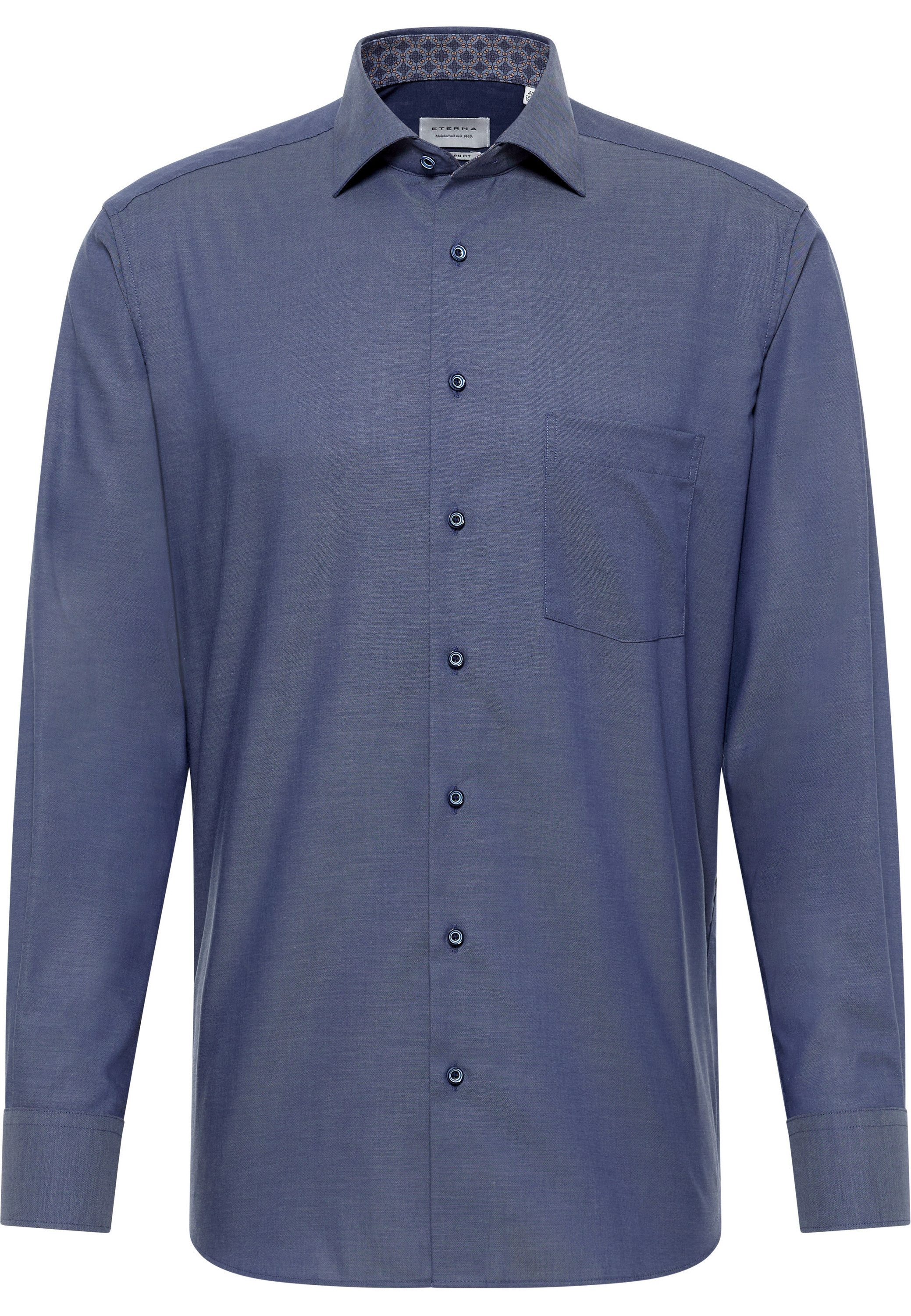 Eterna Overhemd met lange mouwen MODERN FIT NON IRON (strijkvrij)