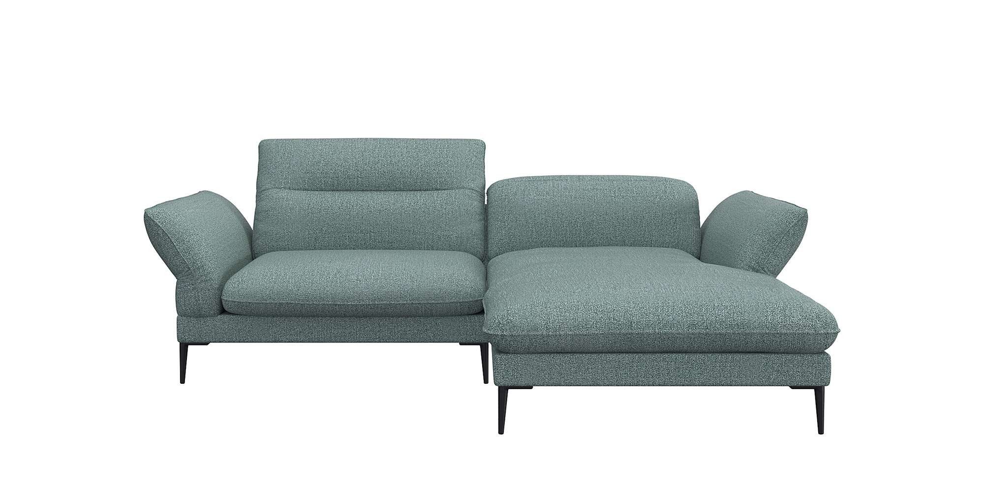 FLEXLUX Hoekbank Salino, functionele bank met recamiere, relaxbank, hoekbank Bank met arm- en hoofdeinde verstellingen, koudschuim & staalgolven