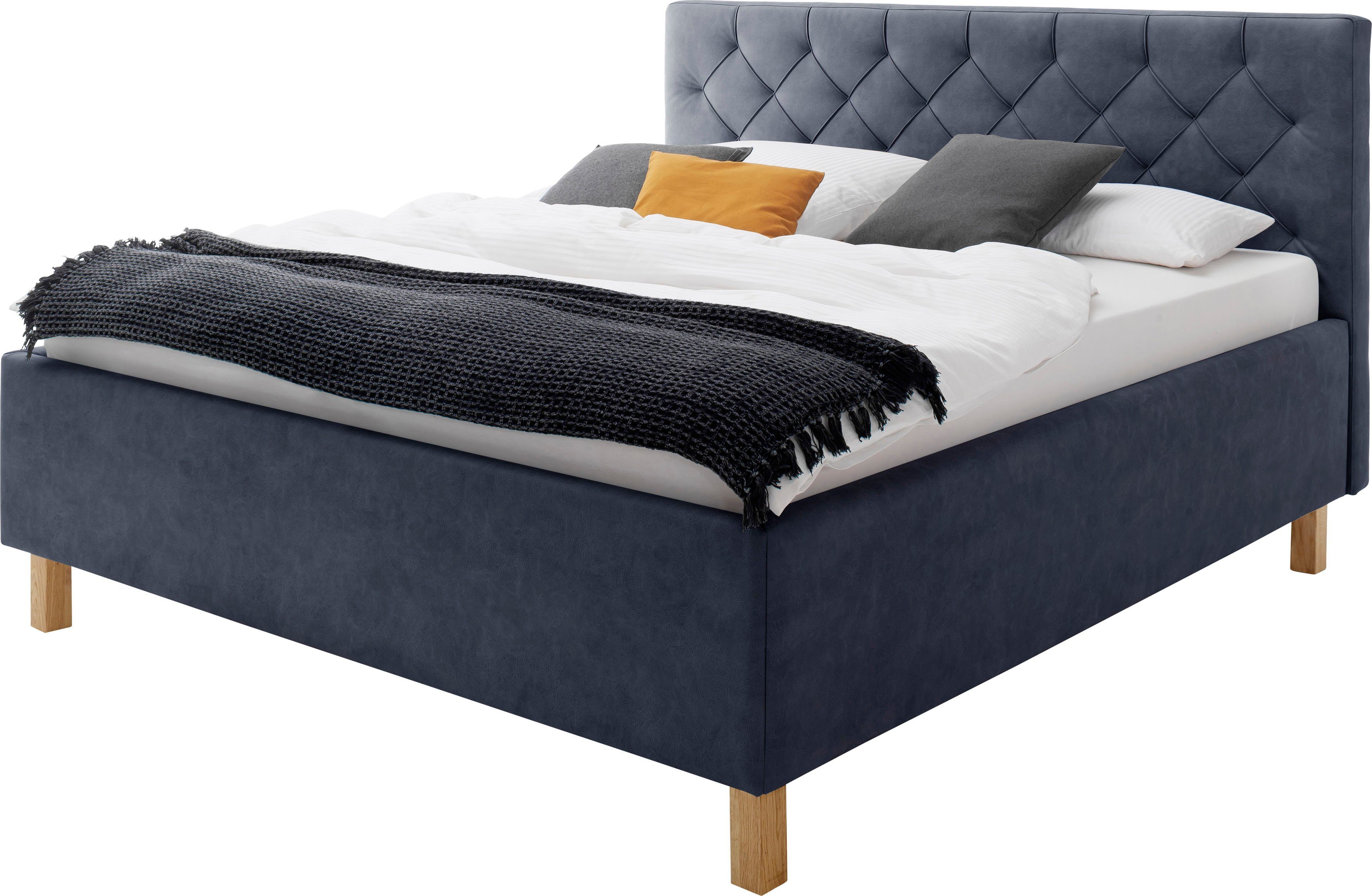 meise.möbel Gestoffeerd bed Sanremo met bedkist