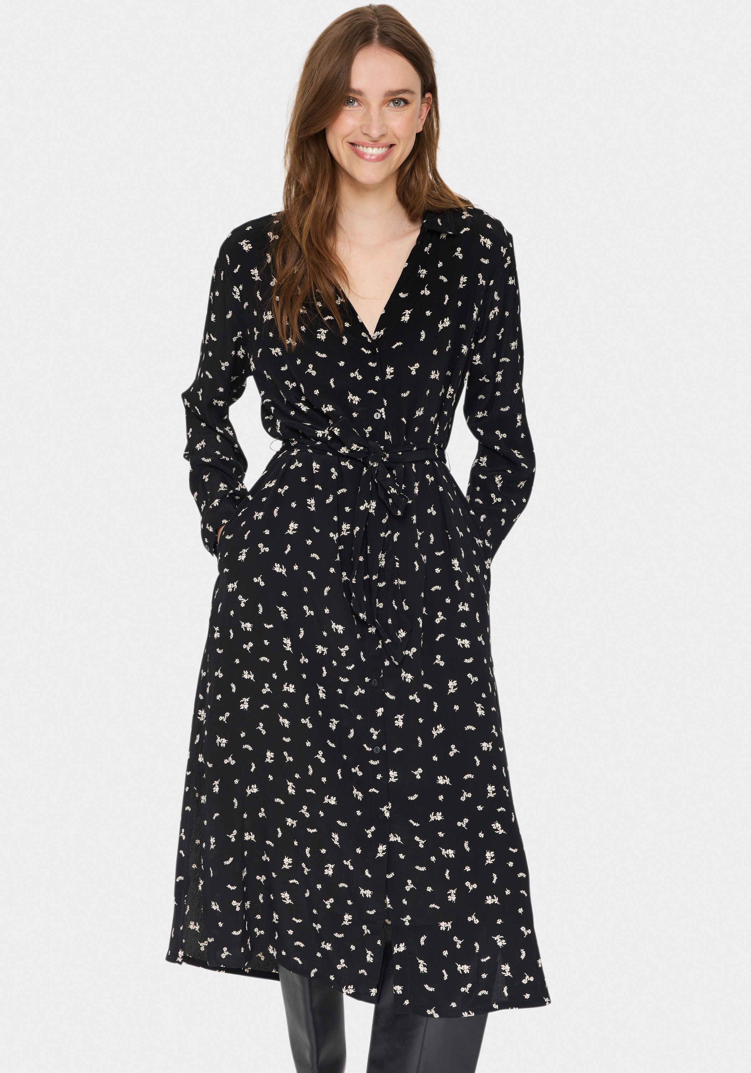 Saint Tropez Jurk met overhemdkraag BlancaSZ LS jurk