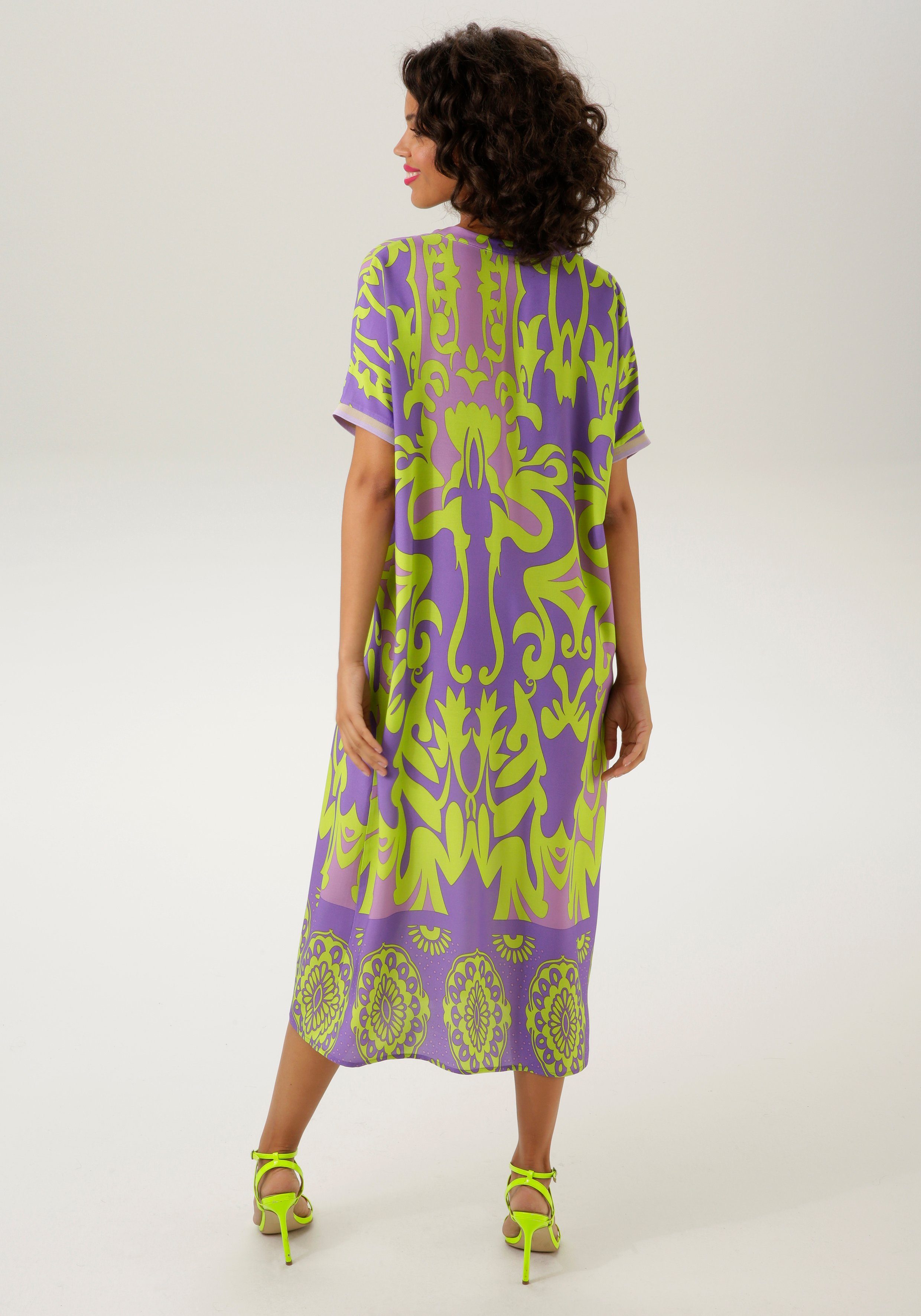 Aniston CASUAL Blousejurk met grafische print en boord aan de zoom