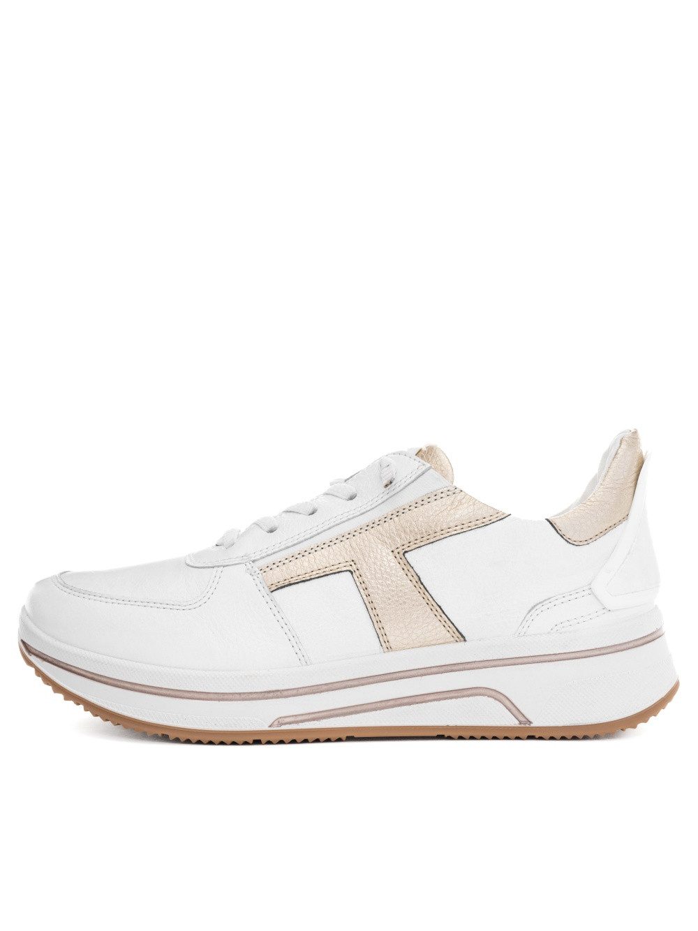 Ara Slip-on sneakers Sapporo , vrijetijdsschoen, veterschoen met frotté voering, h-breedte