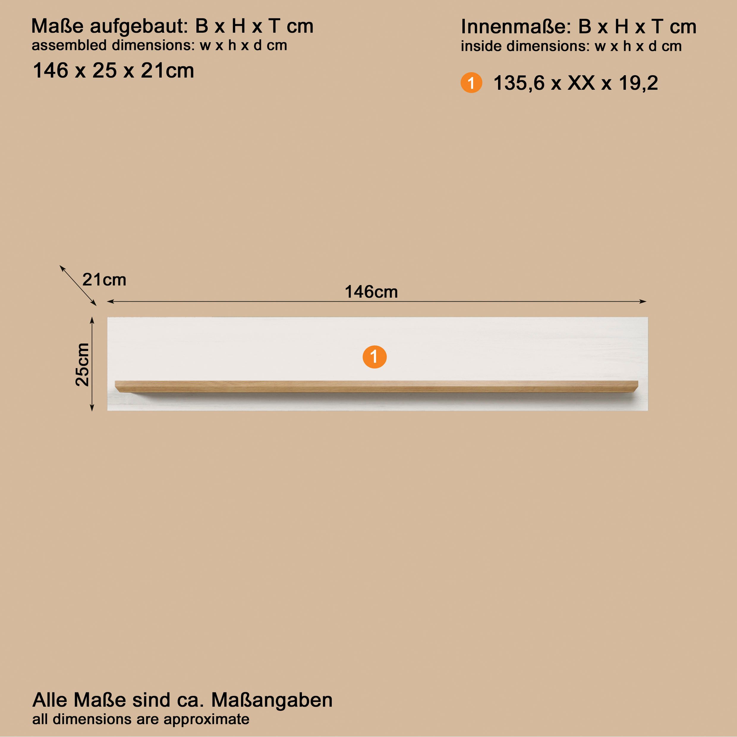 Home affaire Wandrek Nybro Breedte 146 cm