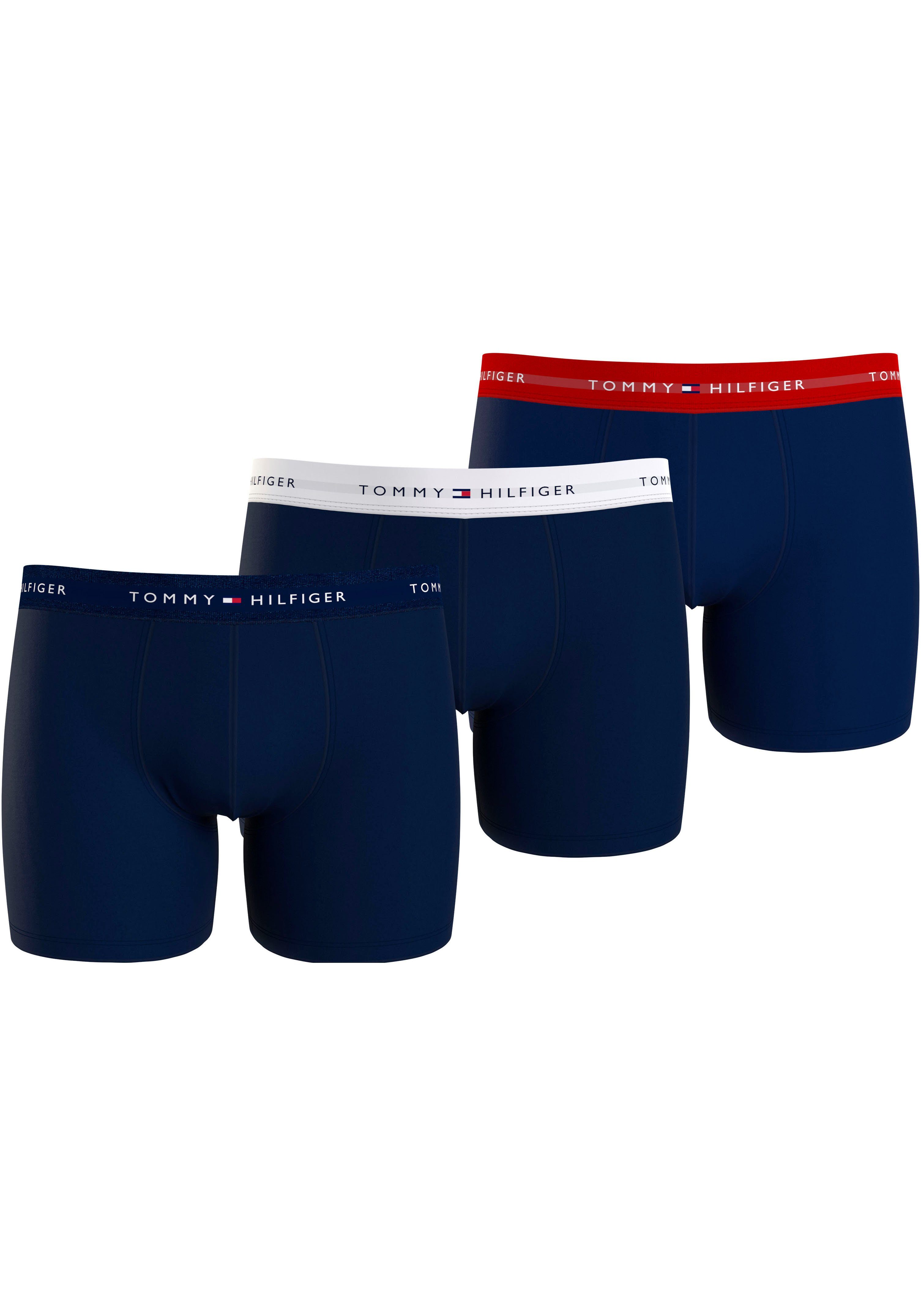 Tommy Hilfiger Boxershort met elastische band in een set van 3 stuks