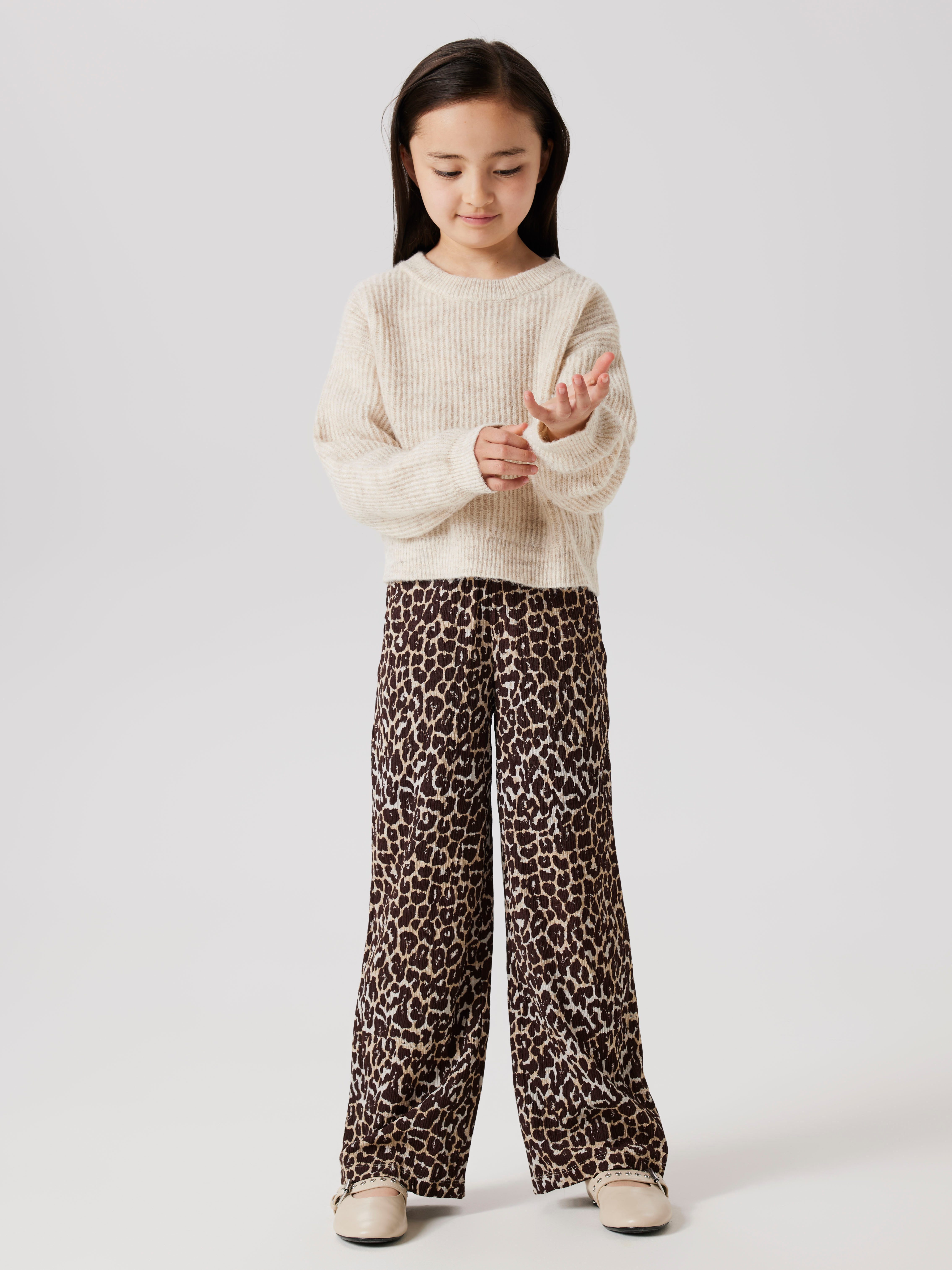 Name It Gebreide trui NKFHOLLY LS BOXY SHORT KNIT NOOS