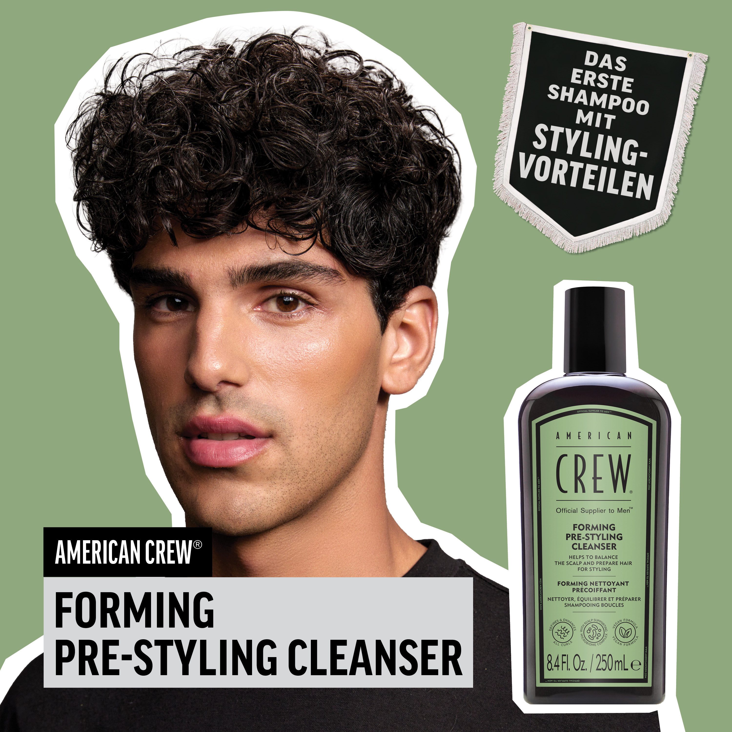 American Crew Haarshampoo Forming Pre-Styling Cleanser Shampoo 250ml (1-delig)