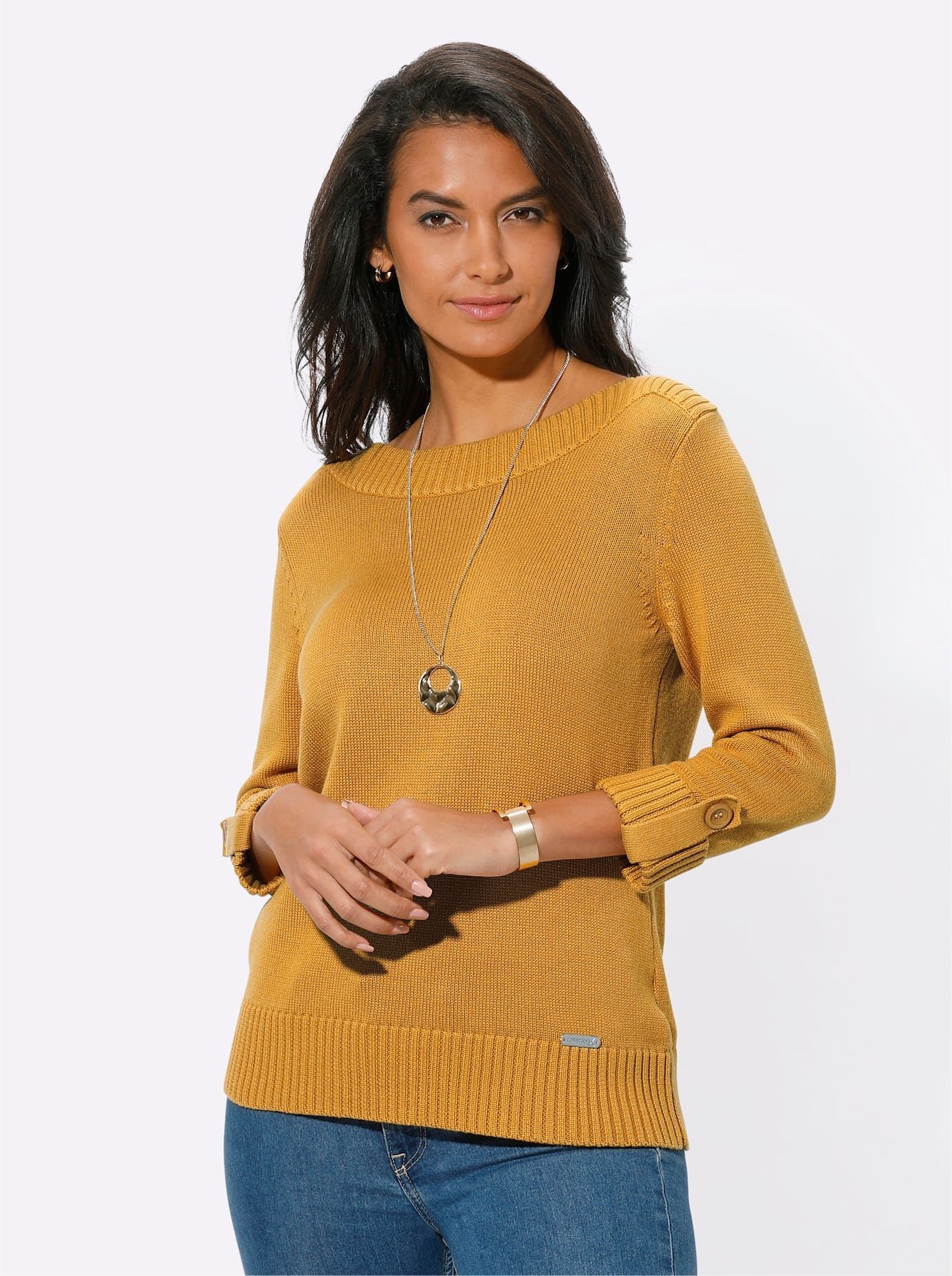 Casual Looks Trui met 3/4 mouwen Trui