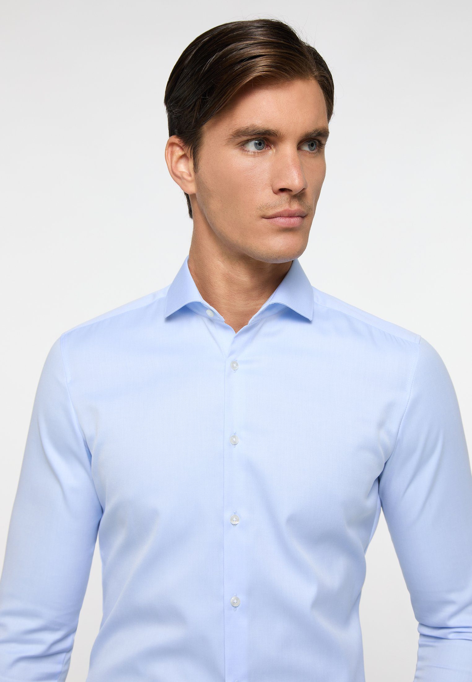 Eterna Overhemd met lange mouwen SUPER SLIM NON IRON (strijkvrij)