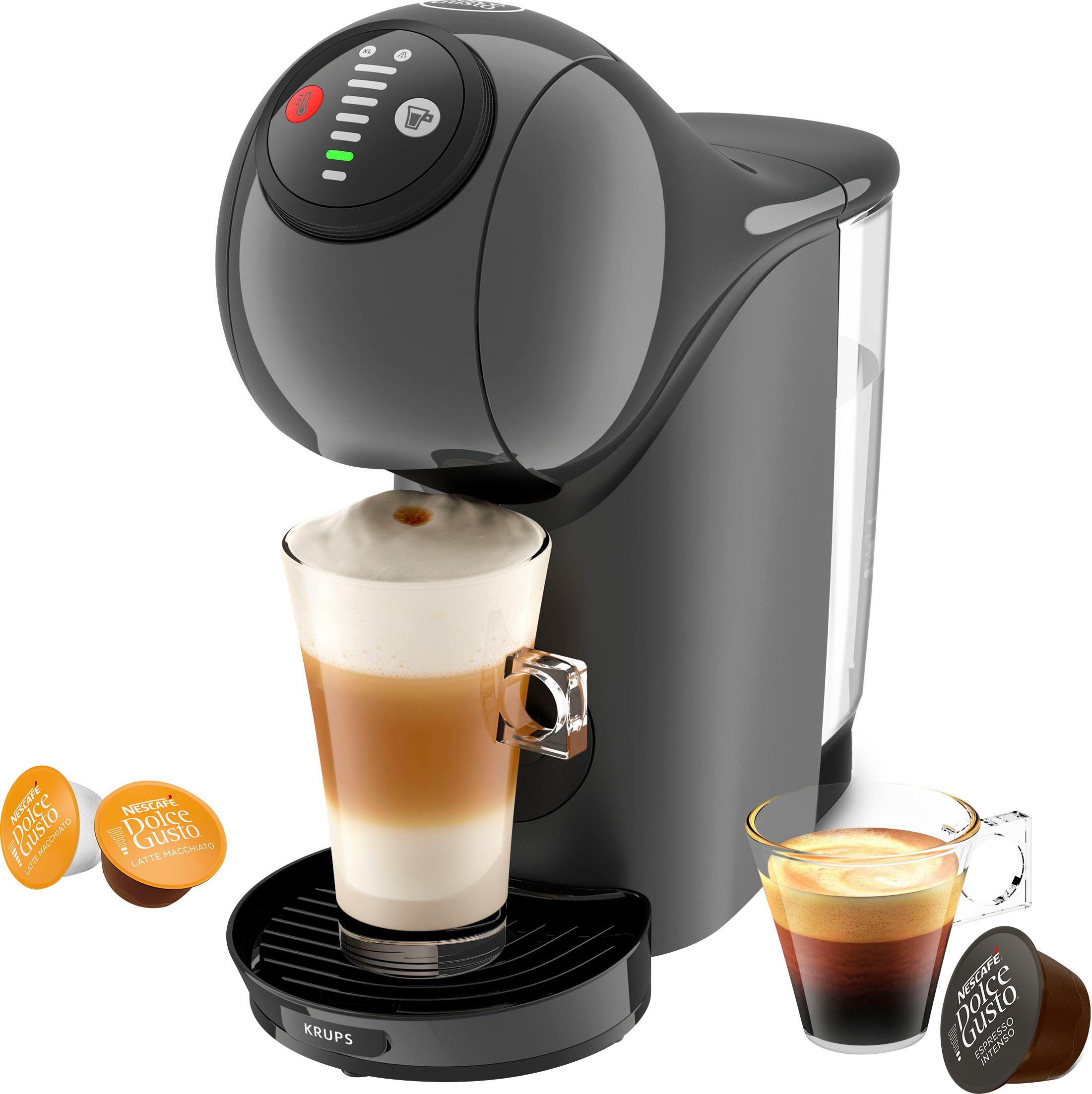 Nescafé Dolce Gusto Koffiecapsulemachine KP243B Genio S, 15 bar, ultracompact, hoge druk