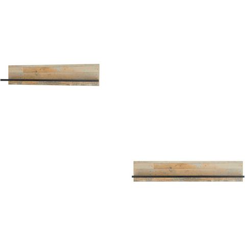 Home affaire Wandrek Sherwood Breedte 160 cm, in modern houtdecor, 28 mm dikke legplanken