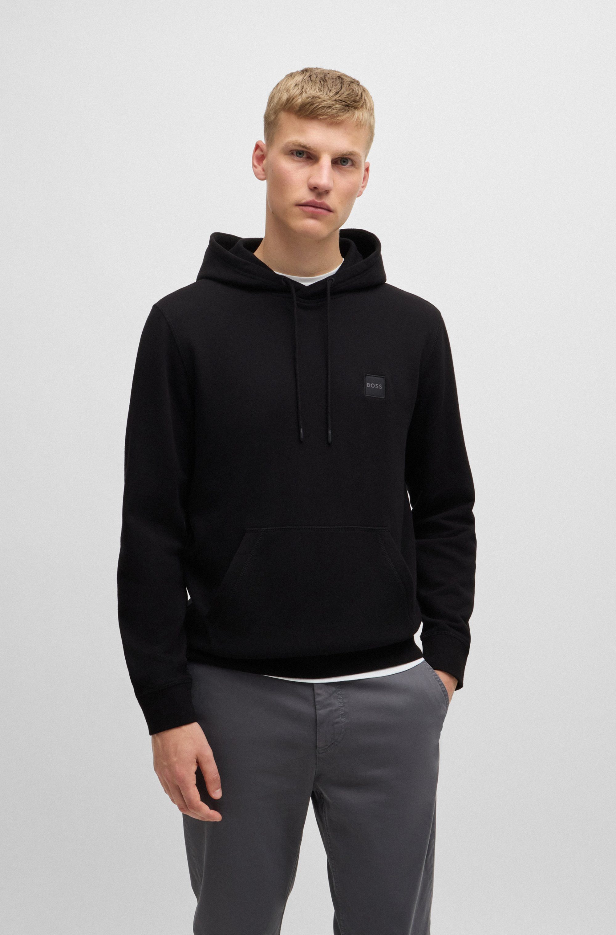 Boss Orange Hoodie Wetalk met geborduurd boss merkembleem