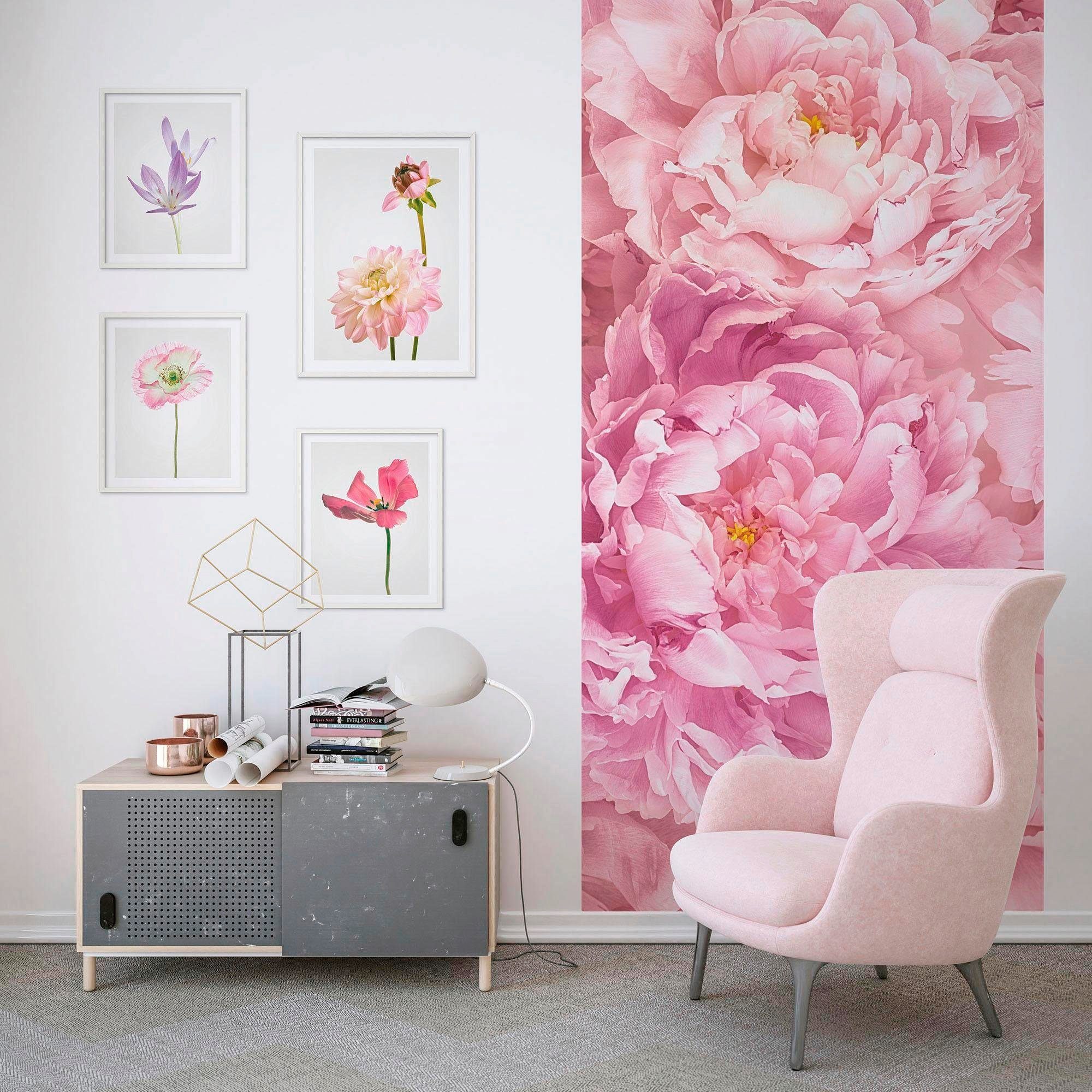 Komar Wanddecoratie Dahlia Wanddecoratie - zonder lijst (1 stuk)