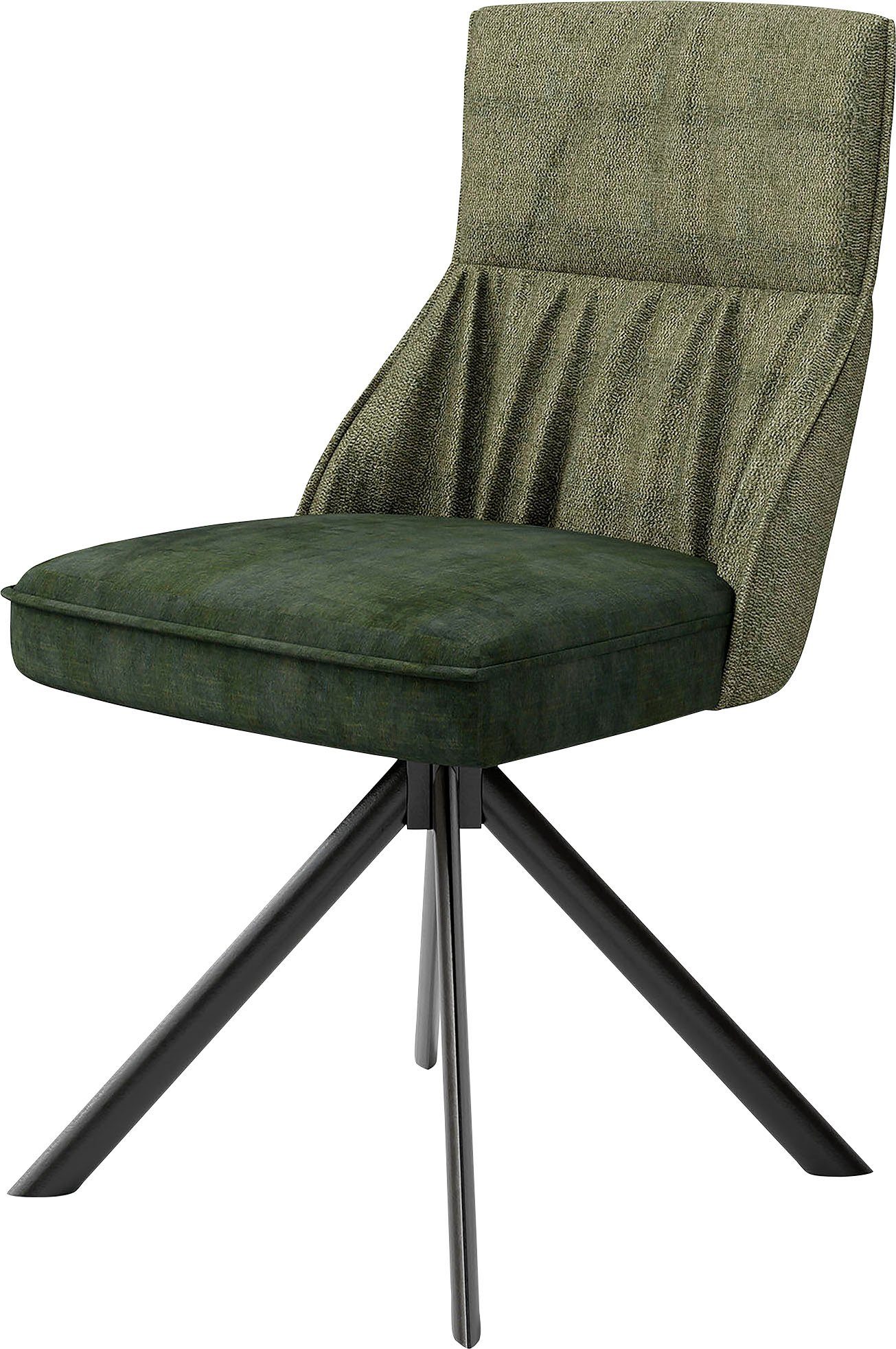 byLIVING Eetkamerstoel California set van 2, met pocketveringskern, 180° draaibaar met return-functie (set, 2 stuks)