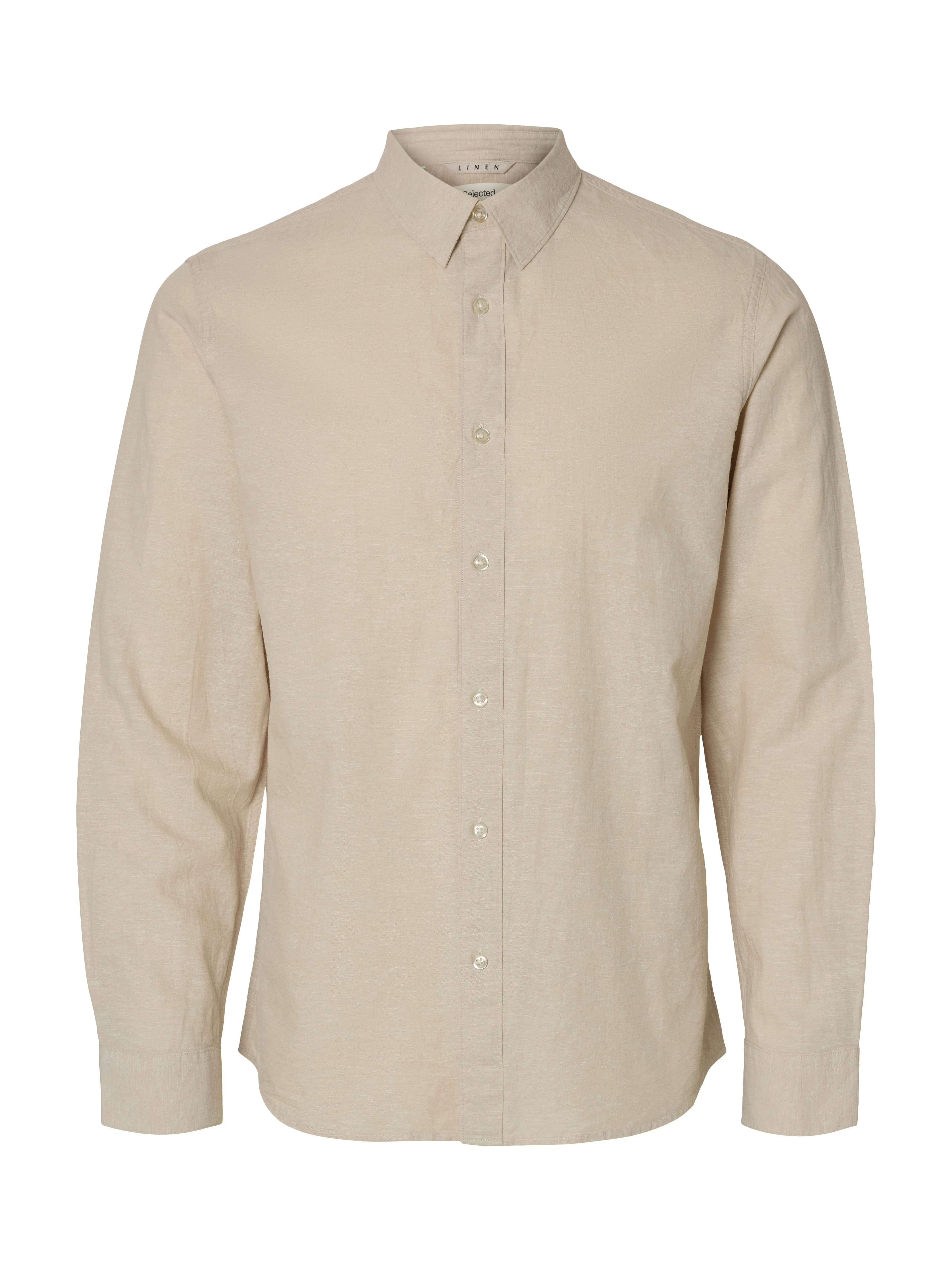 SELECTED HOMME Linnen overhemd NEW-LINEN SHIRT