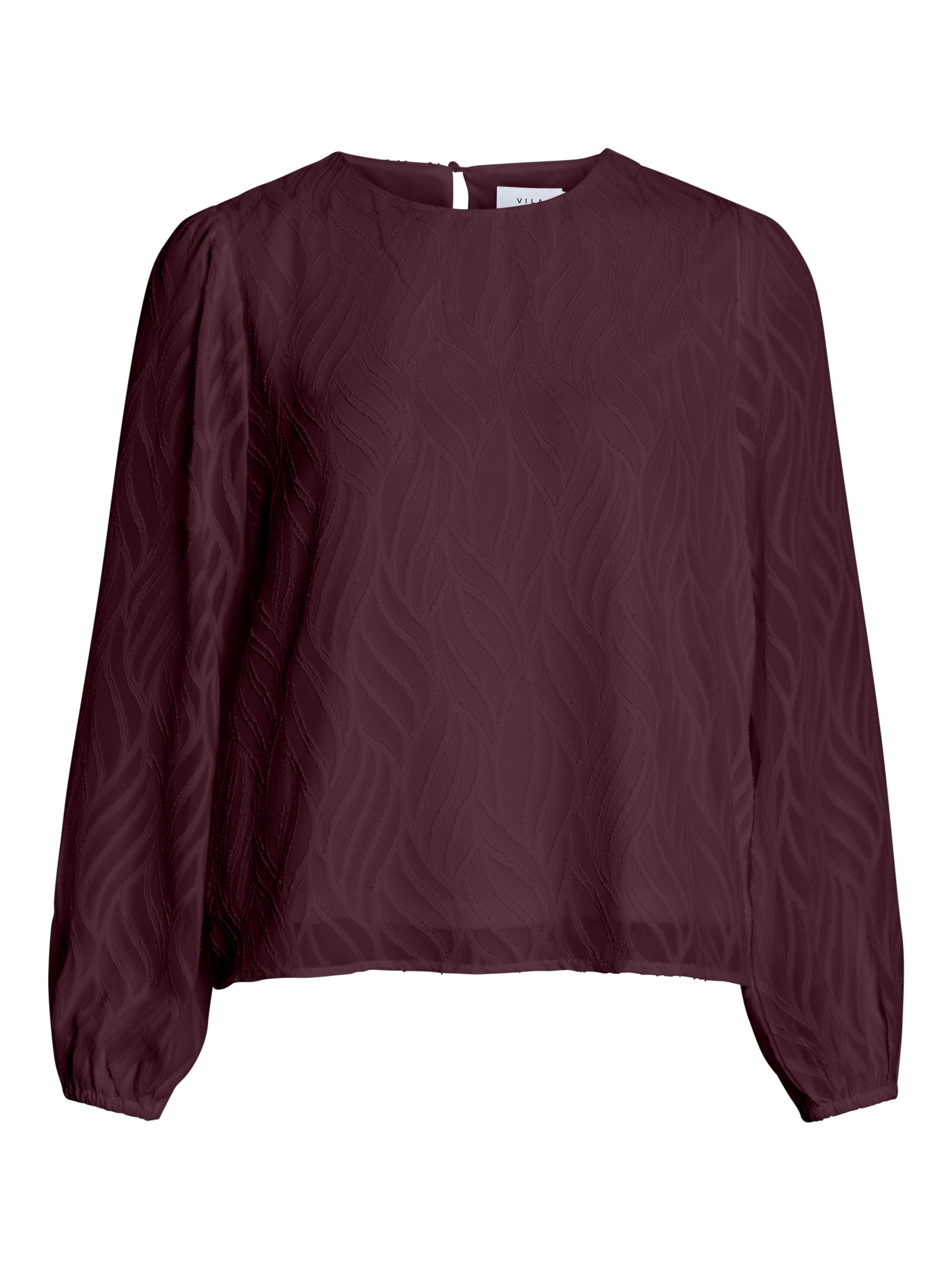 Vila Shirt VIMIKA O-NECK L/S TOP - NOOS