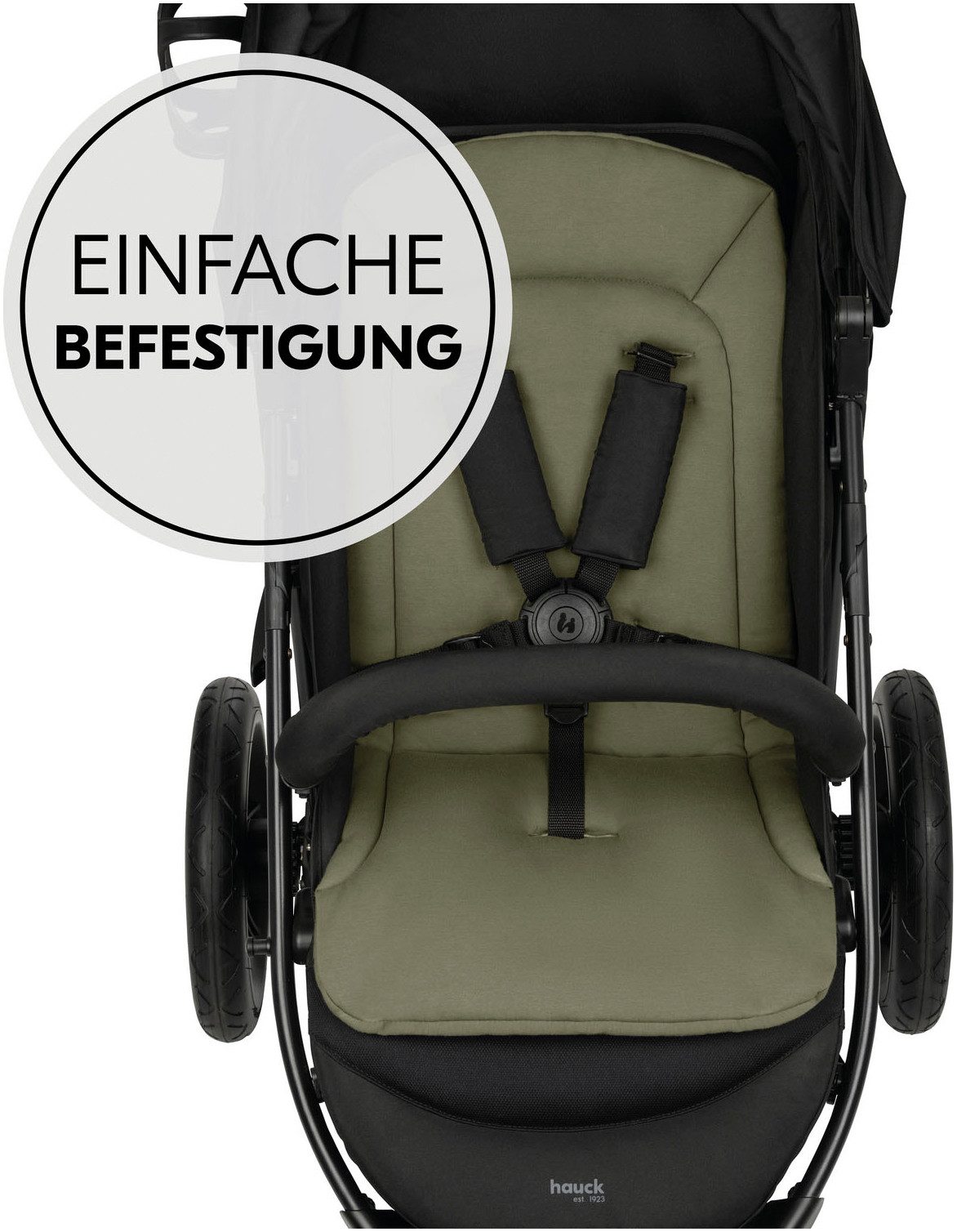 Hauck Zitkussen voor kinderwagens Seat Liner, olive