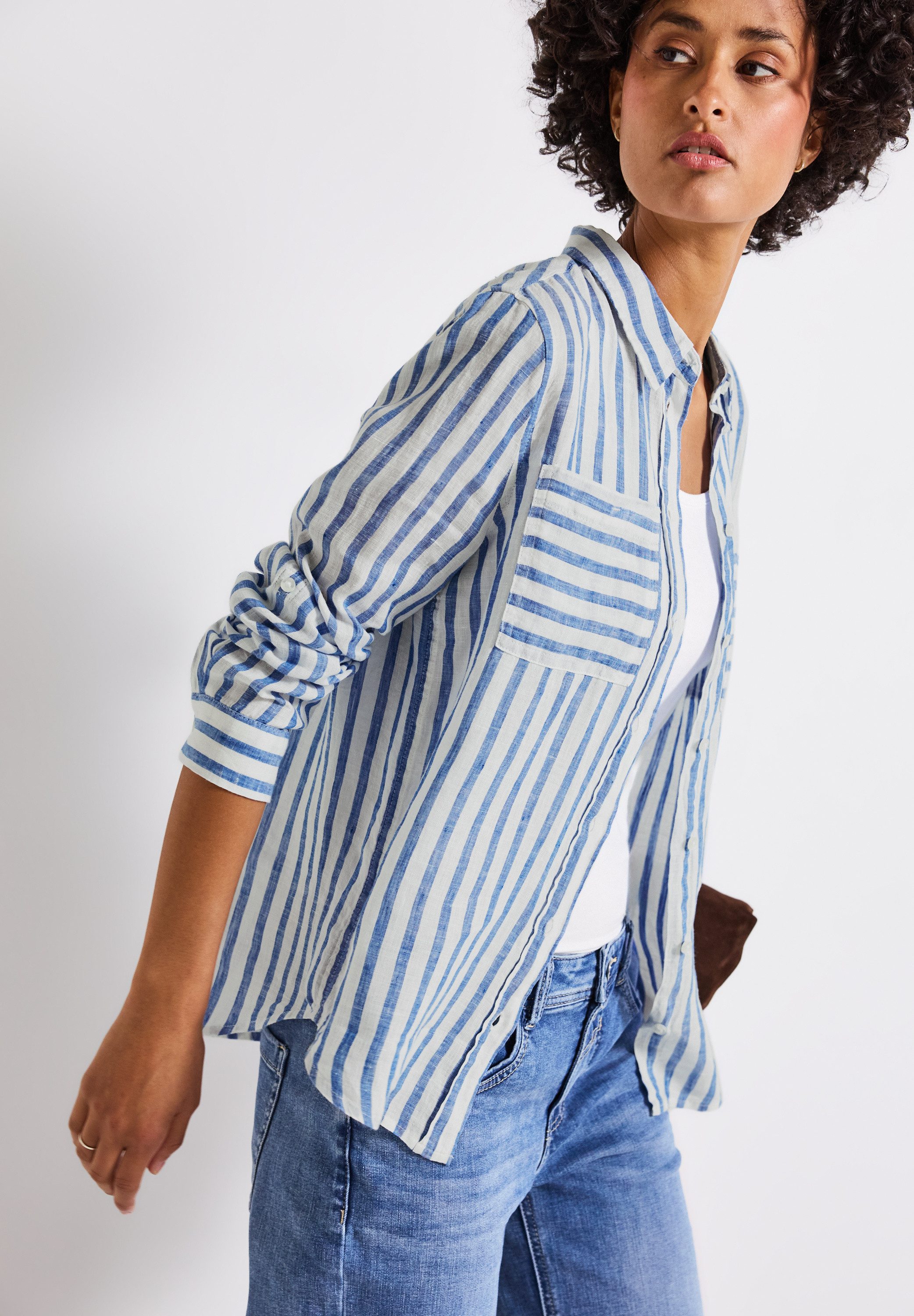 STREET ONE Blouse met lange mouwen