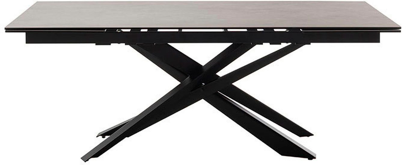 MCA furniture Eettafel TESERO uitschuifbare tafel 200-300 cm Keramiek, metaal, marmer-look, uittrekbaar, belastbaar tot 100 kg, 10-12 personen