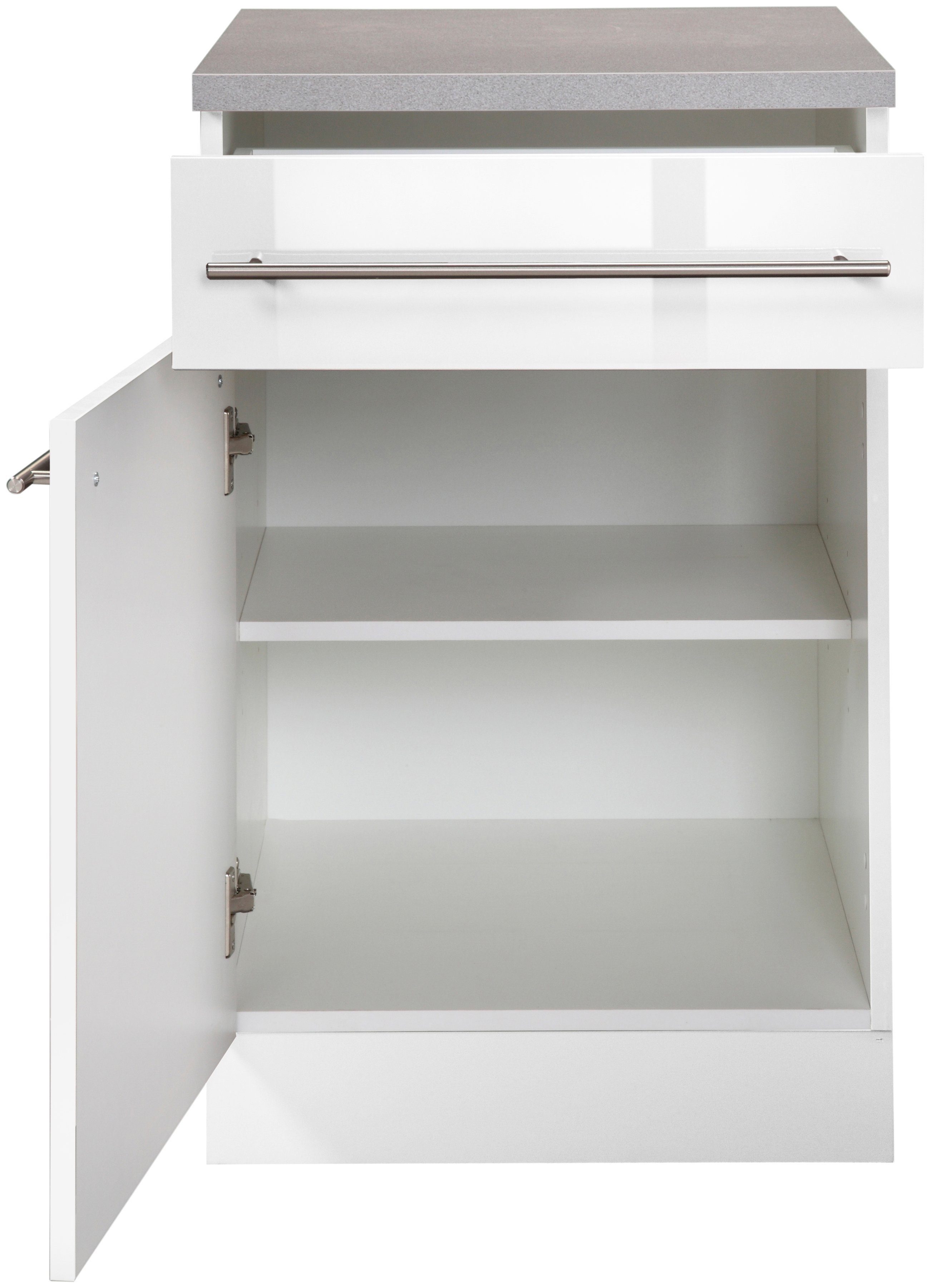 wiho Küchen Onderkast Chicago 50 cm breed, 1 lade en 1 deur