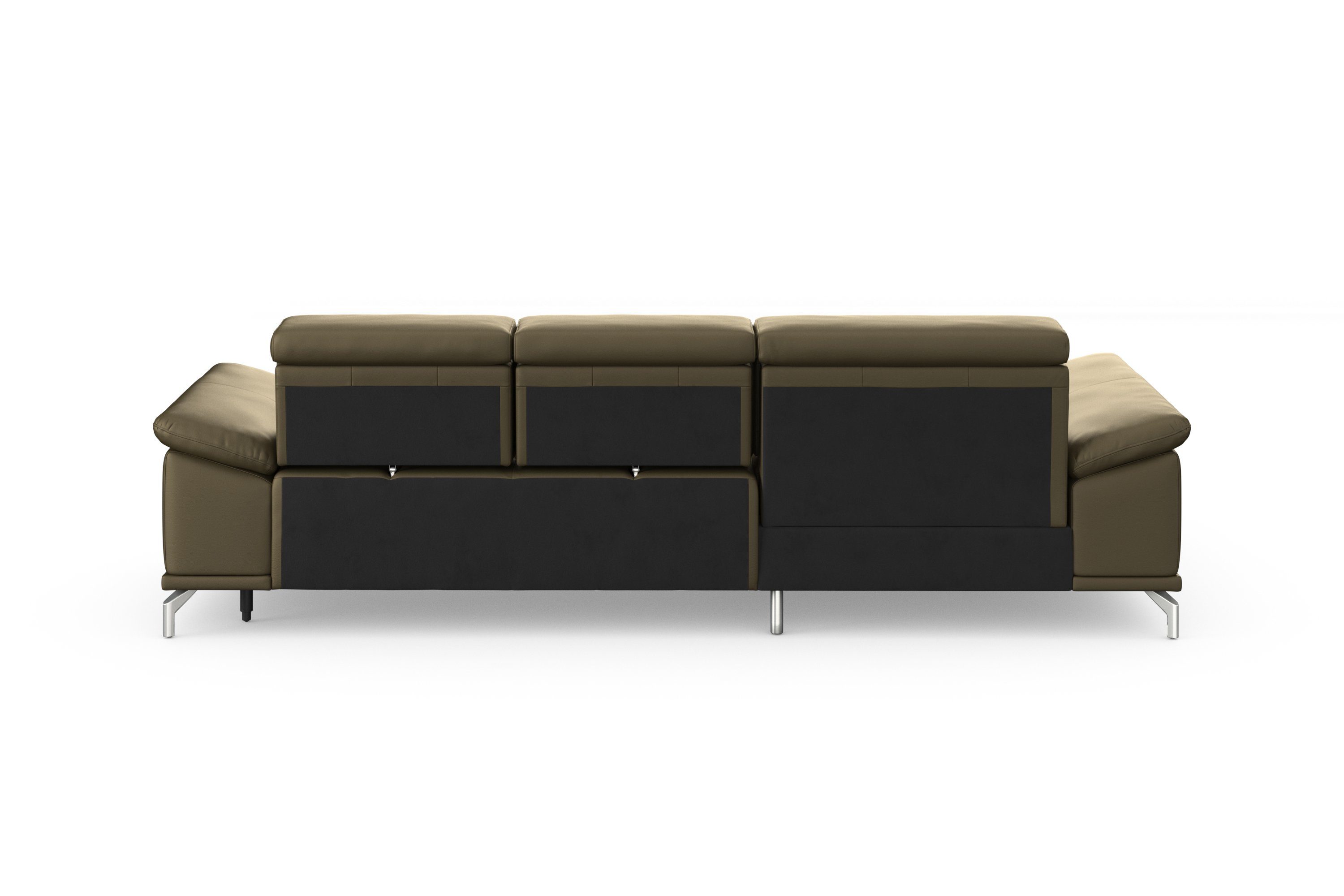 sit&more Hoekbank Cabrio L-vorm, met zitdiepteverstelling, arm- en hoofdsteunverstelling