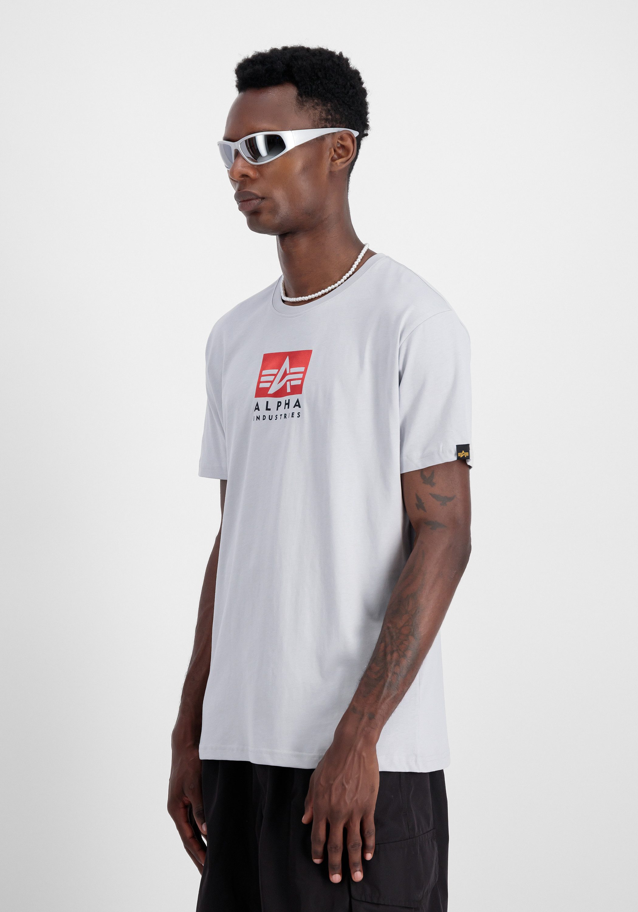 Alpha Industries T-shirt Satin Logo T-Shirt