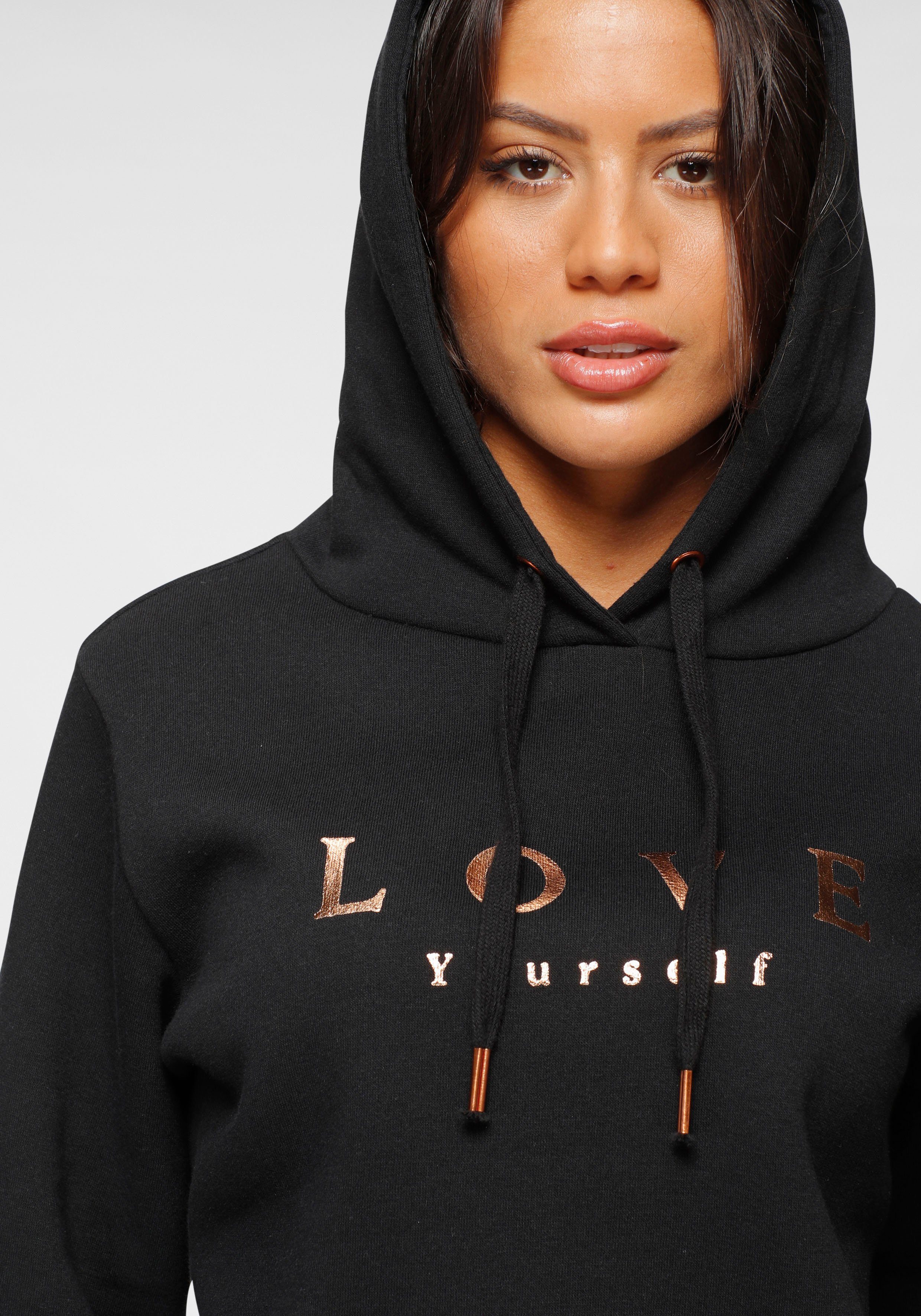 Buffalo Hoodie met overlappende schouders, loungewear, loungepak