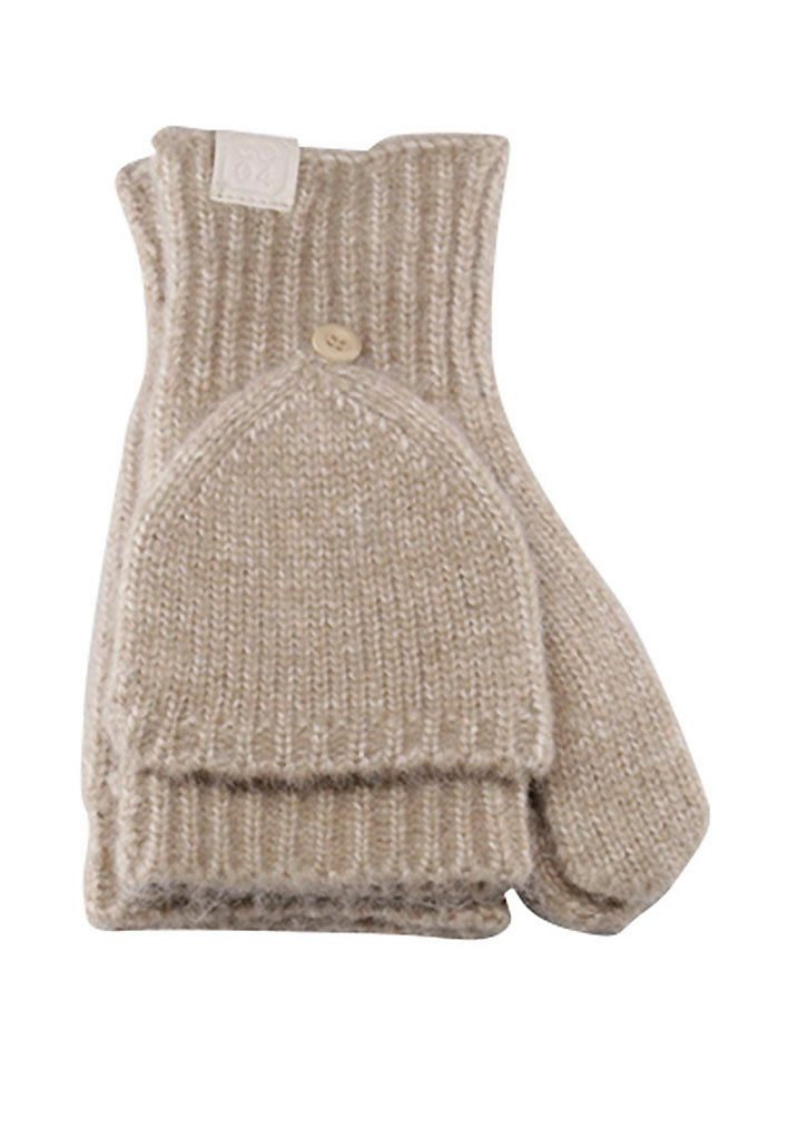 chillouts Gebreide handschoenen Nadine Glove met knopsluiting systeem (1 paar)