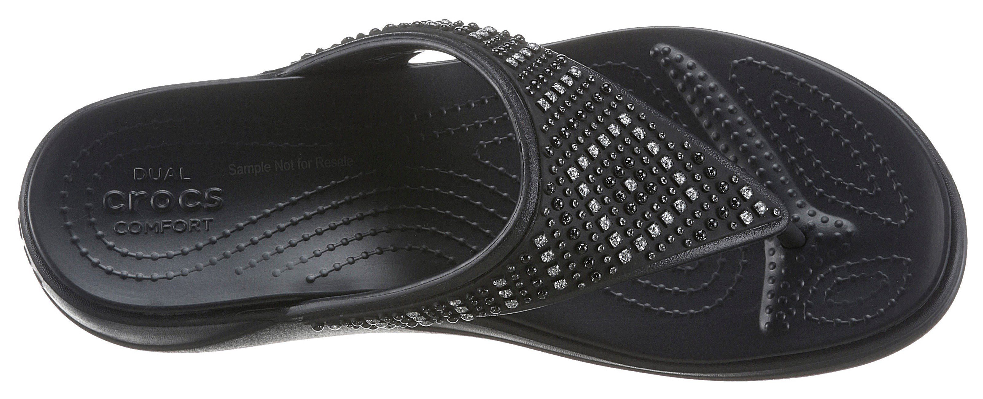 Crocs Badslippers Monterey Shimmer met sleehak nu online kopen | OTTO