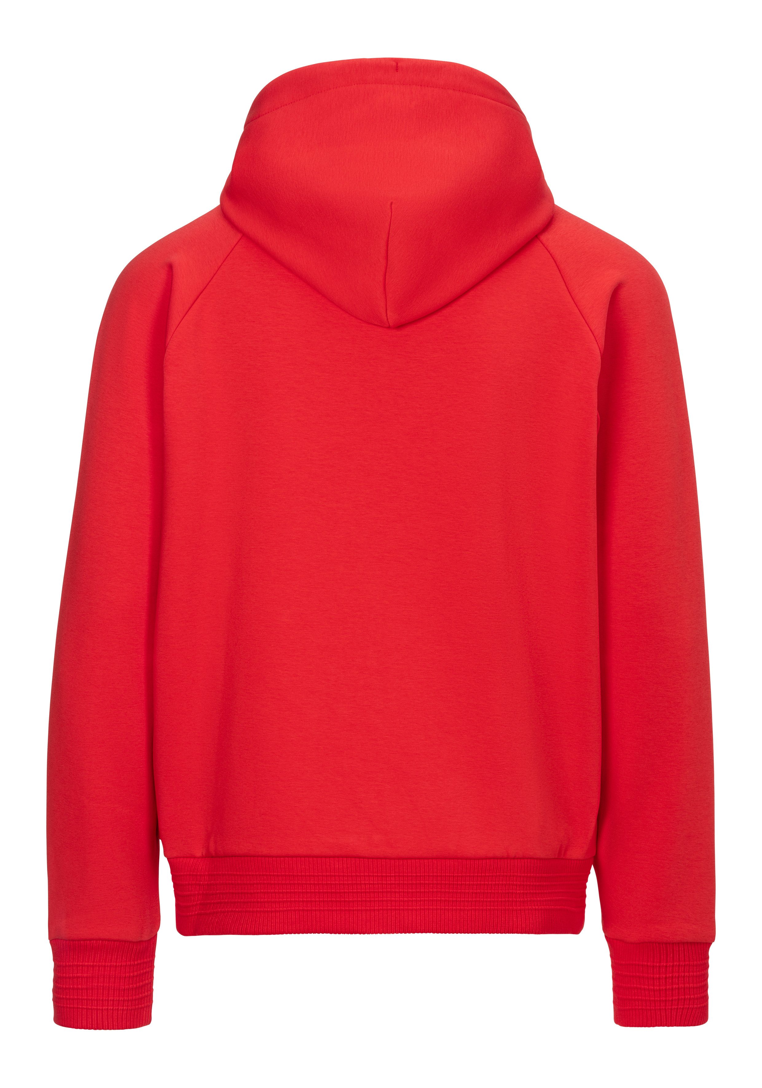 BOSS GREEN Capuchonsweatvest Snuggel met koord