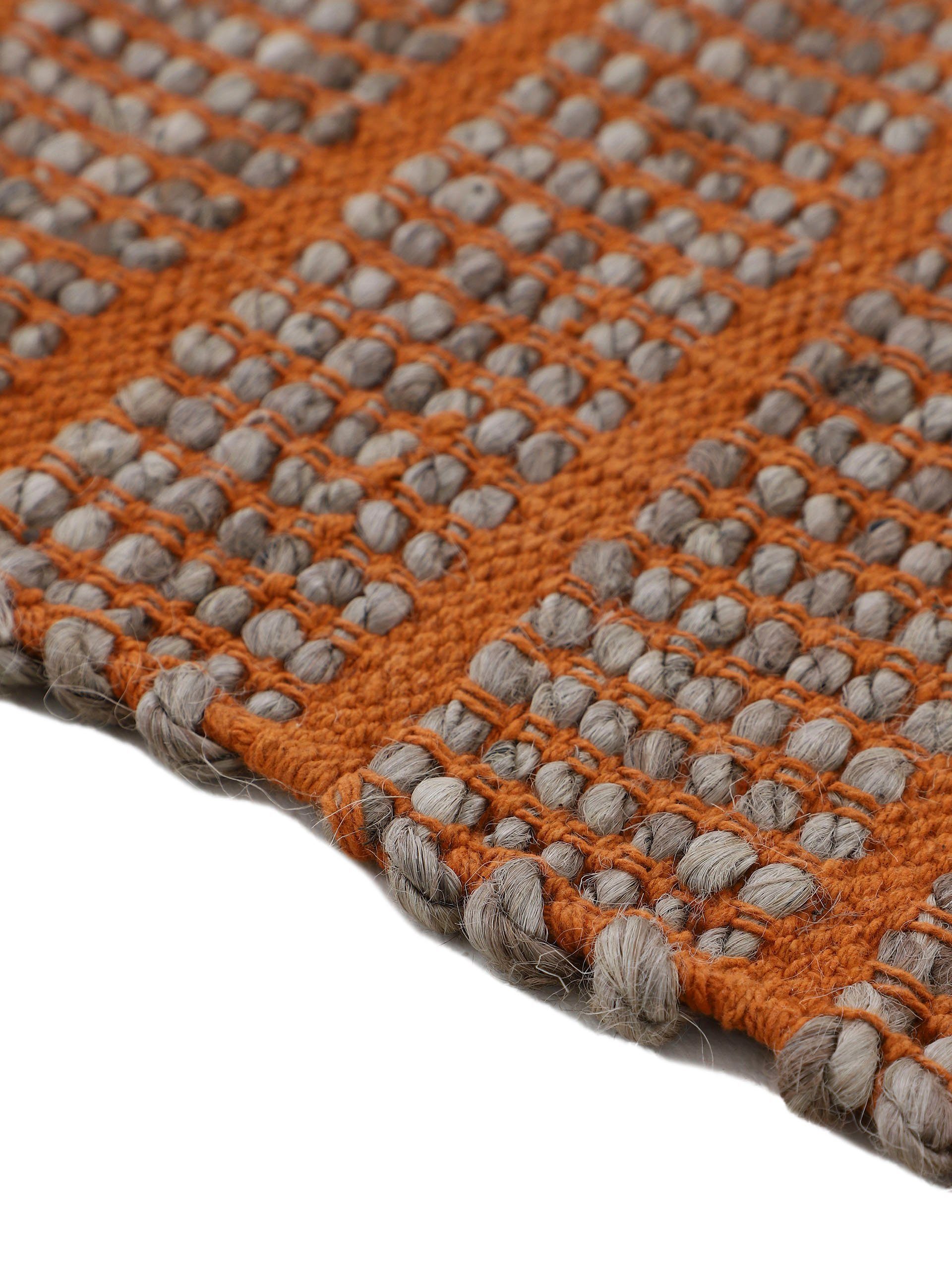 carpetfine Vloerkleed Lara Tweezijdig te gebruiken kleed van jute/katoen, woonkamer
