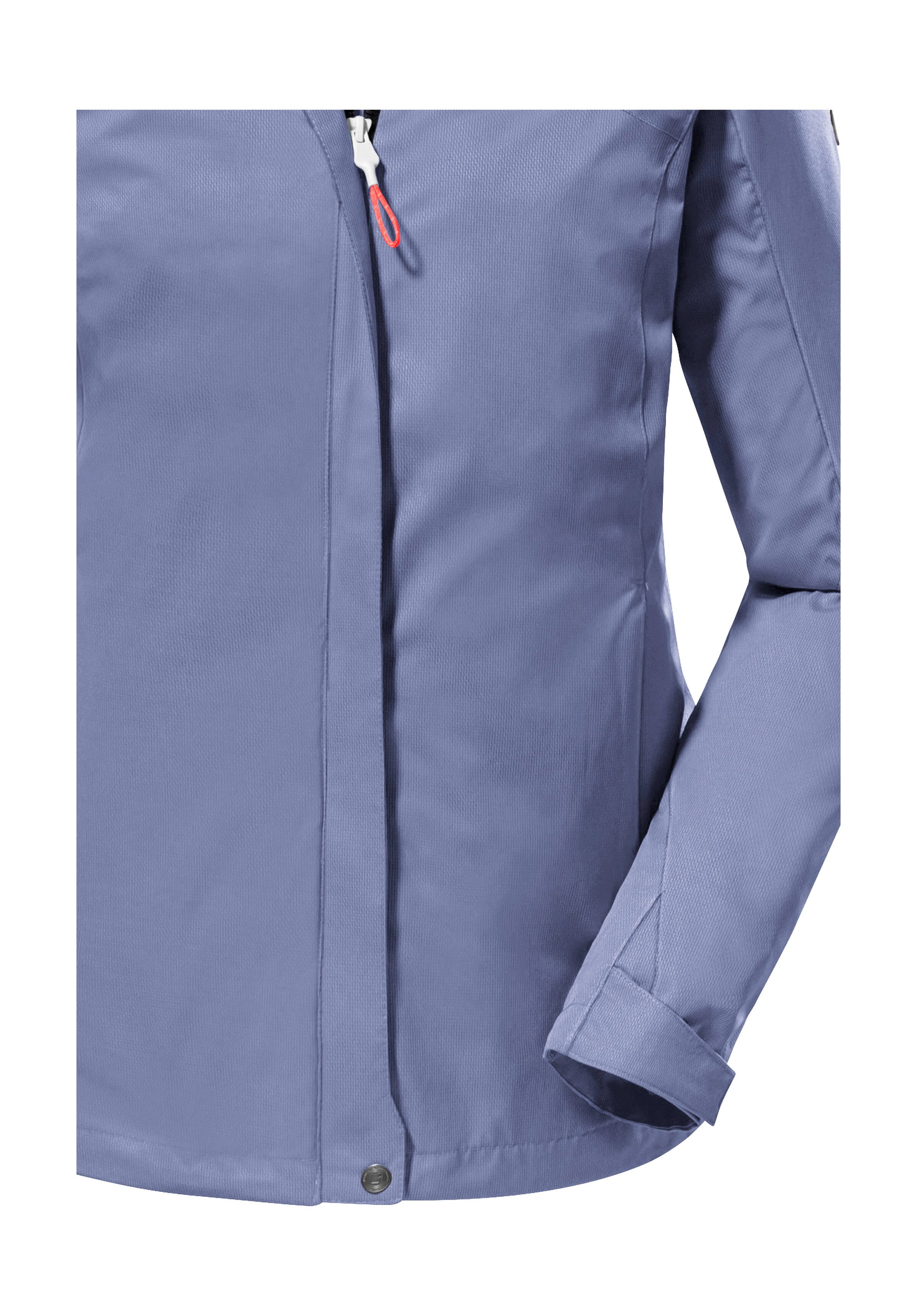 Killtec Outdoorjack KOS 133 WMN JCKT Water- en winddichte damesjack met afneembare capuchon, PFAS-vrij