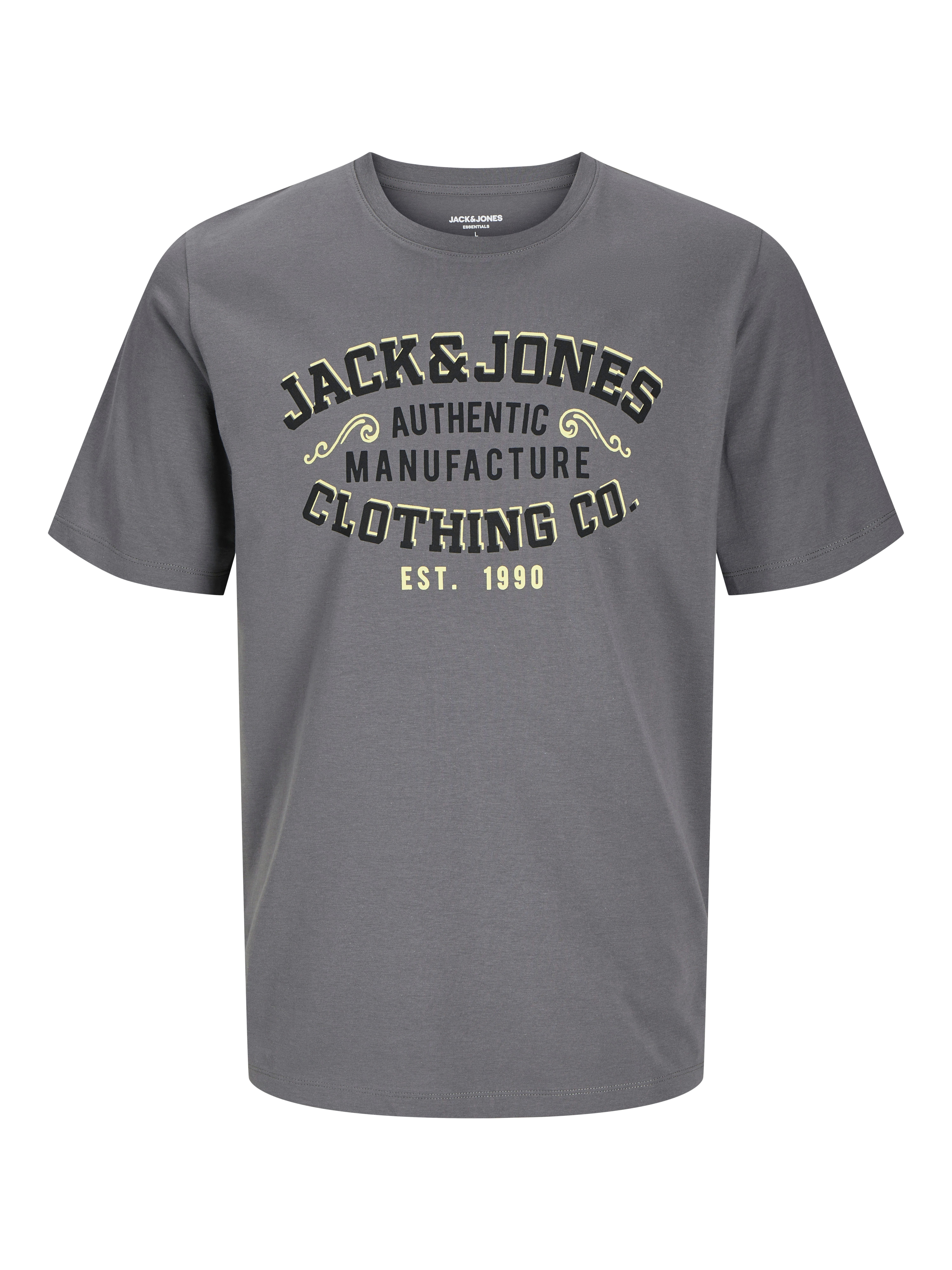 Jack & Jones PlusSize T-shirt JJELOGO TEE SS O-NECK 2 COL AW24 S PLS
