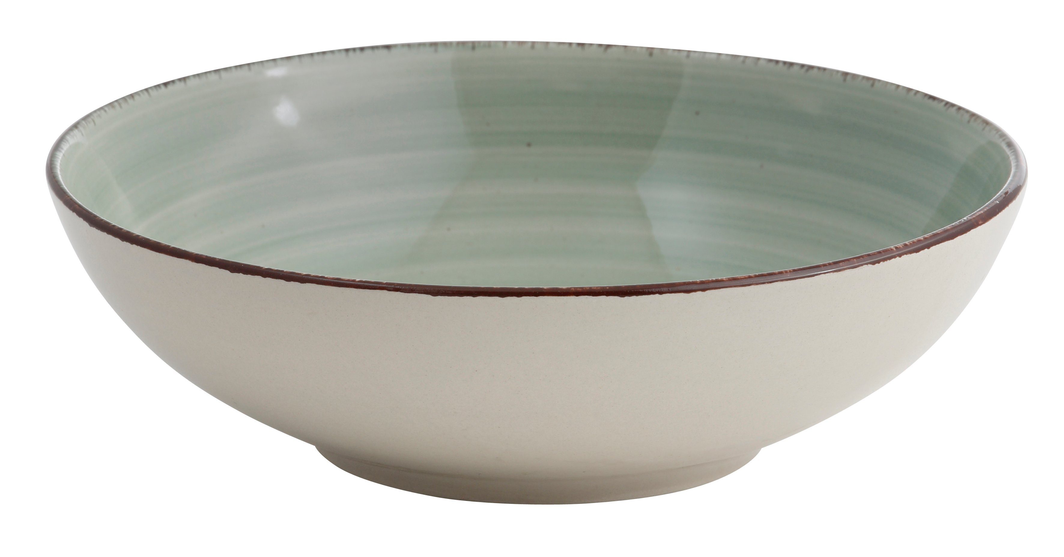 Home affaire Combi-servies Serviesset, Verceia servies Kwaststreek-decor, met de hand geschilderd, 33 delen (set, 33-delig)