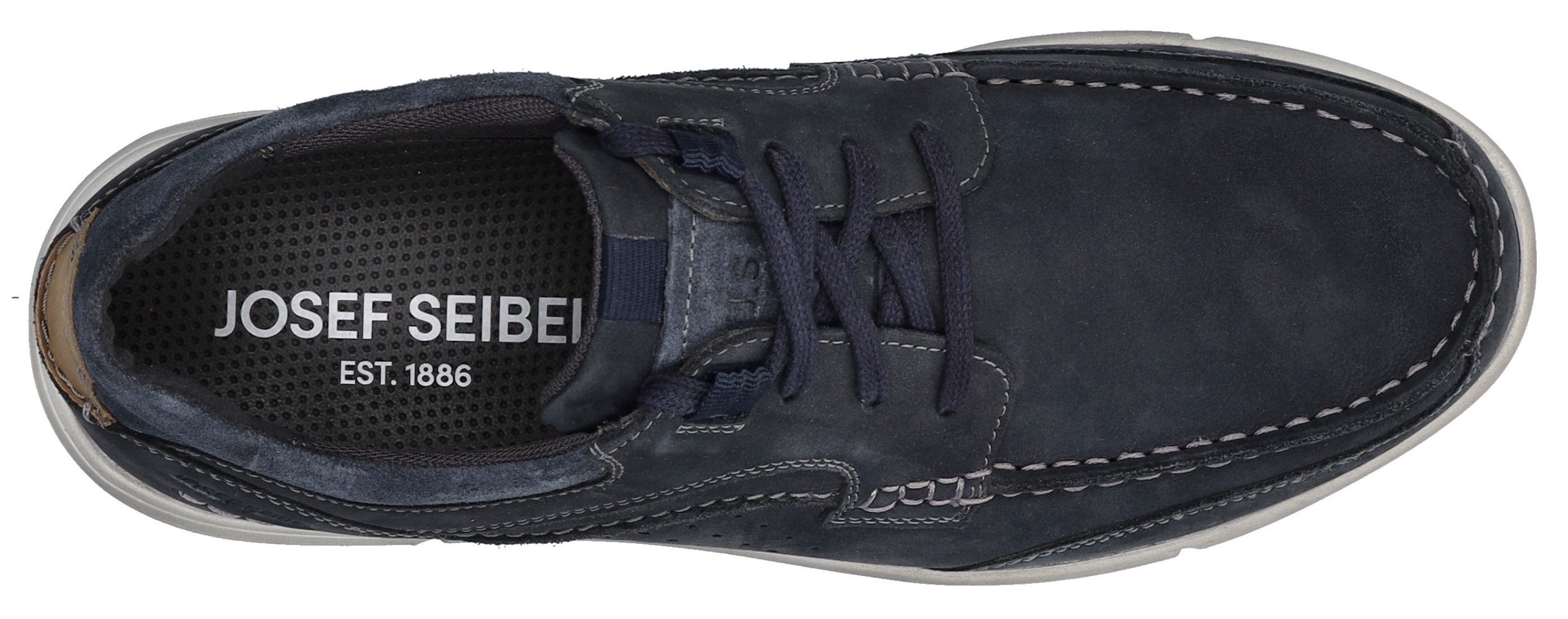 Josef Seibel Sneakers ENRICO 25 , veterschoenen, comfortabele schoen, vrijetijdsschoen met verwisselbaar voetbed