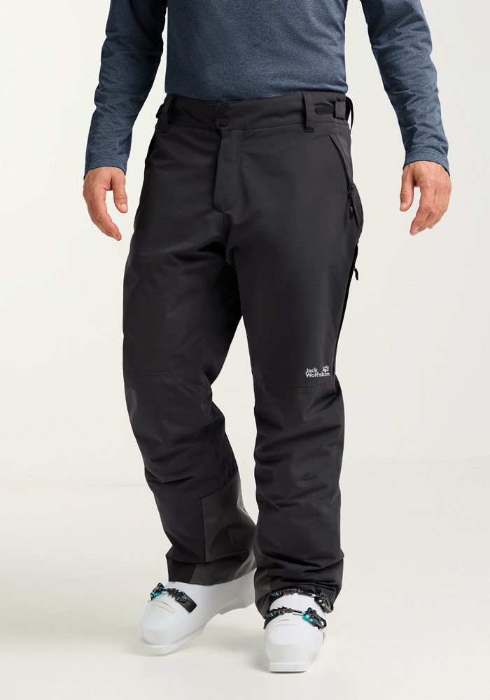 Jack Wolfskin Skibroek FLOWLINE 2L INS PANTS M heren broeken maat S (48) zwart