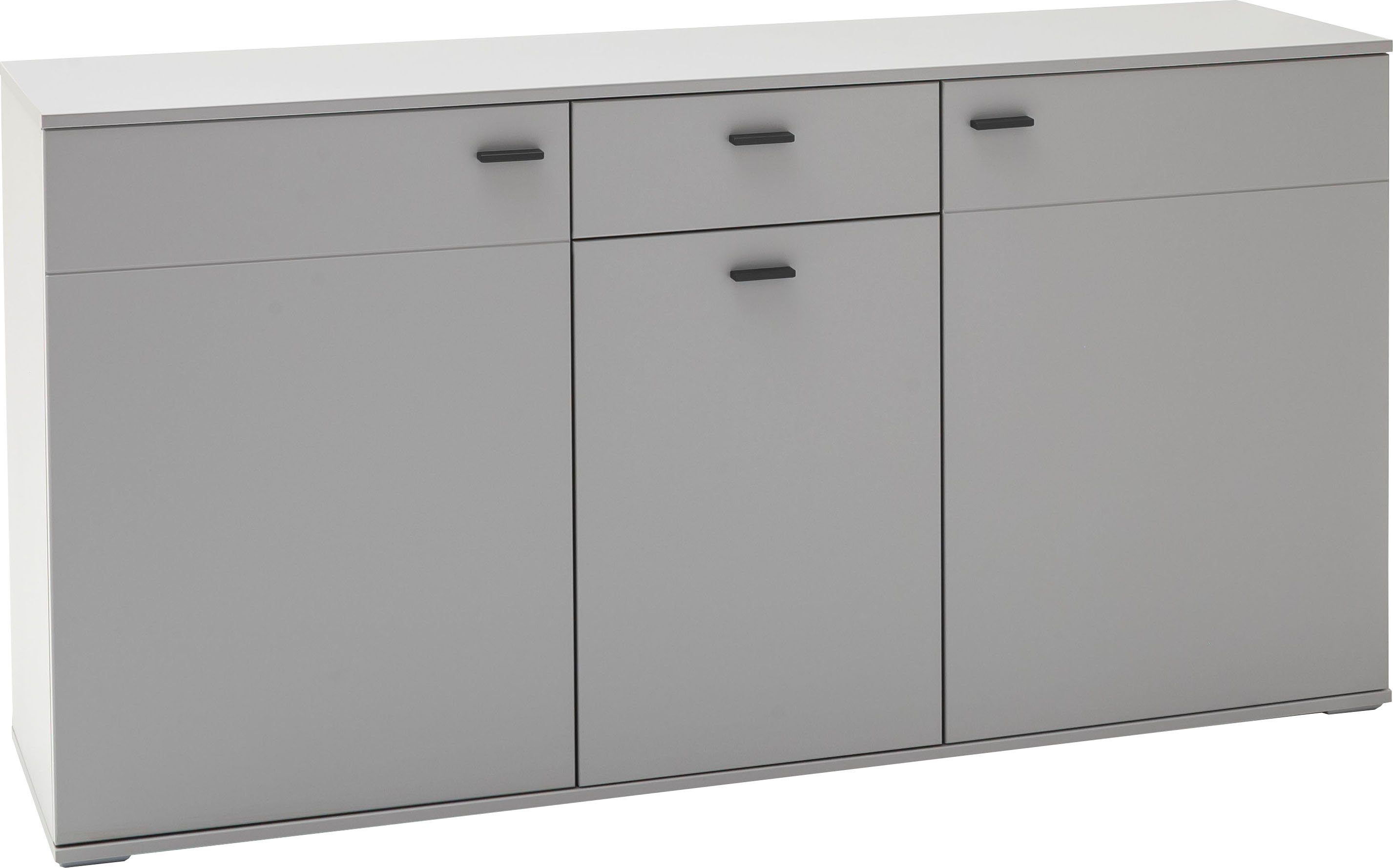 MCA furniture Dressoir Zadar Woonkamerkast in Noordpool-grijs 165 cm breed dressoirs grijs