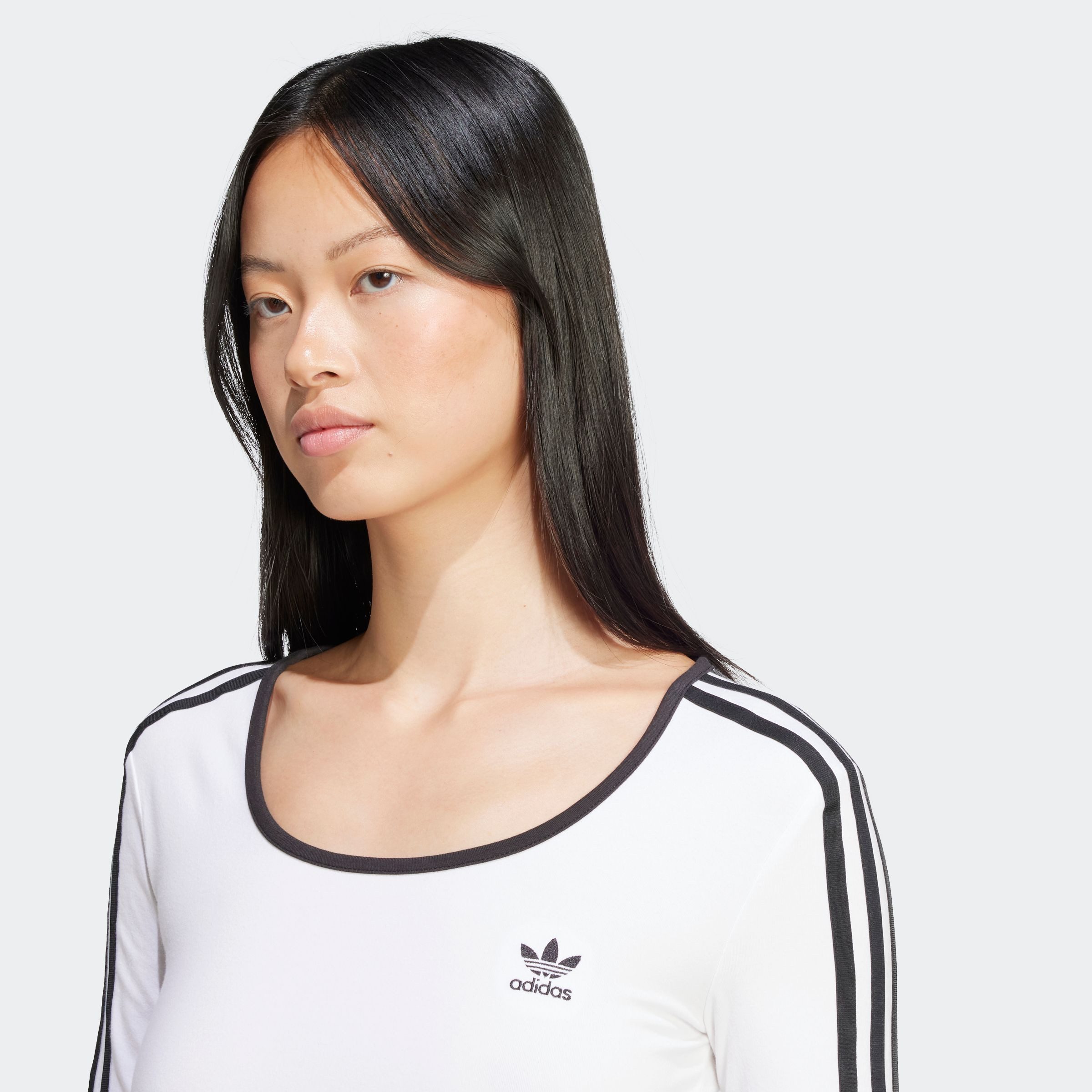 adidas Originals Shirt met lange mouwen 3S LS CROP