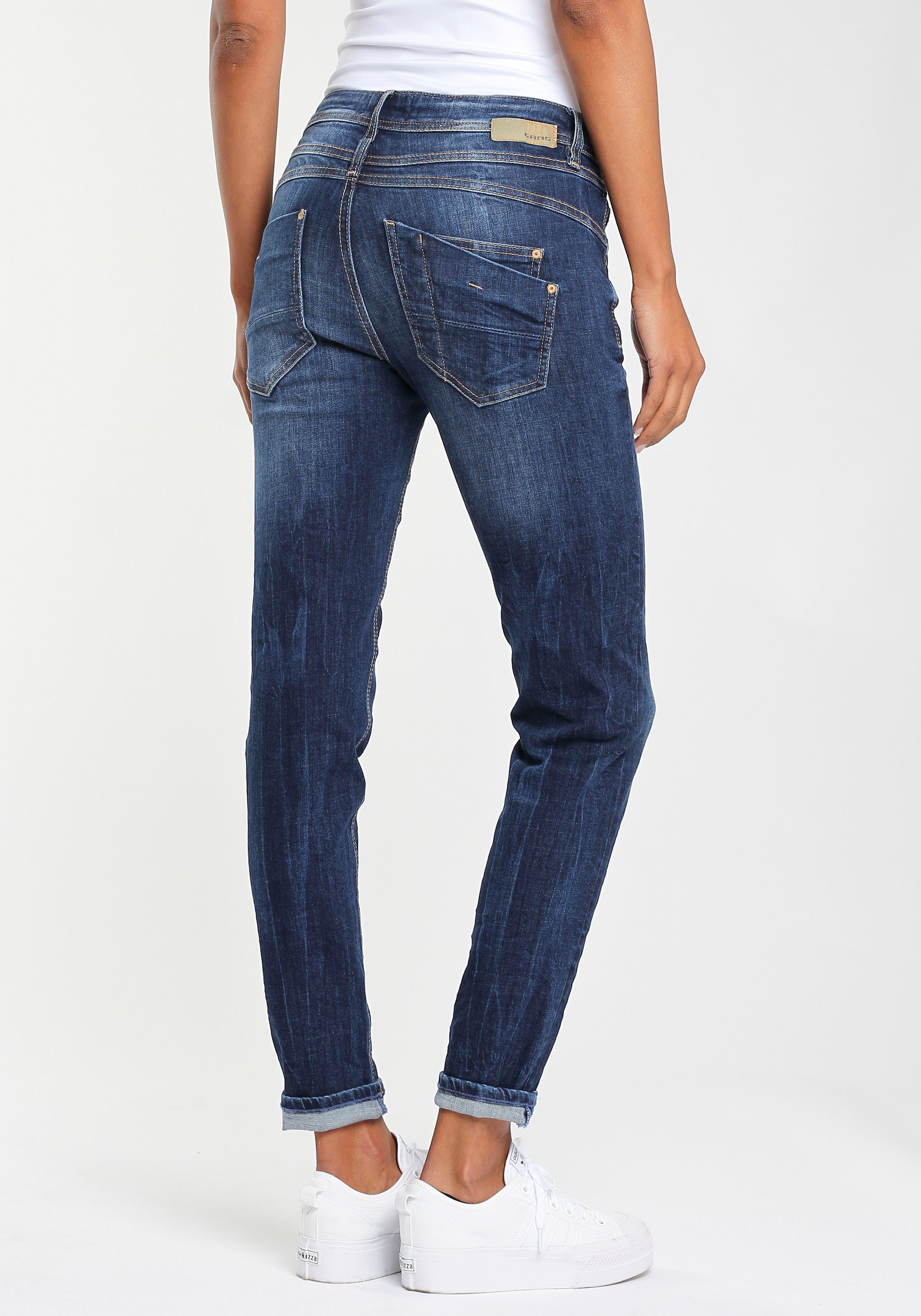 GANG Relax fit jeans 94AMELIE met dubbele rechter achterzak