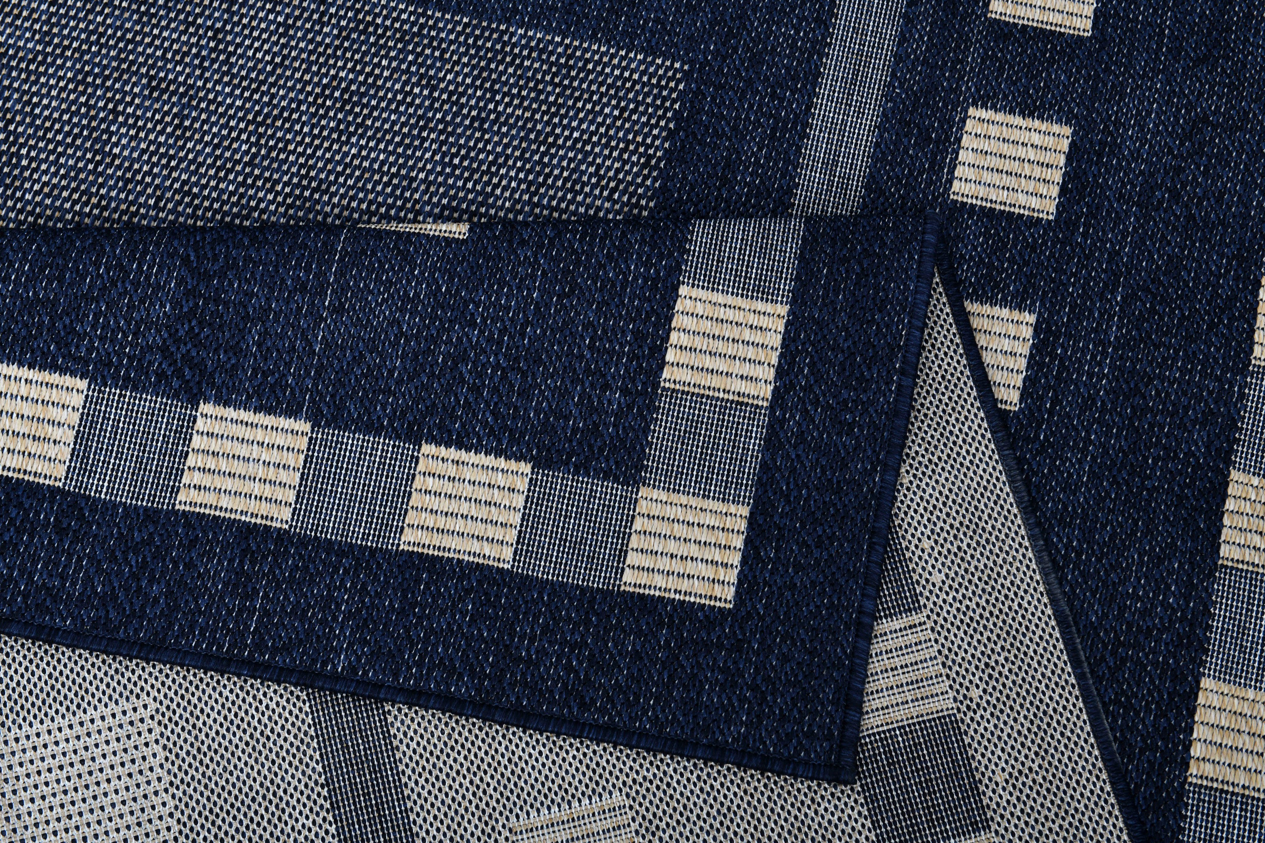 andas Vloerkleed Dalija Geschikt voor buiten, sisal-look, weerbestendig & uv-bestendig, platweefsel