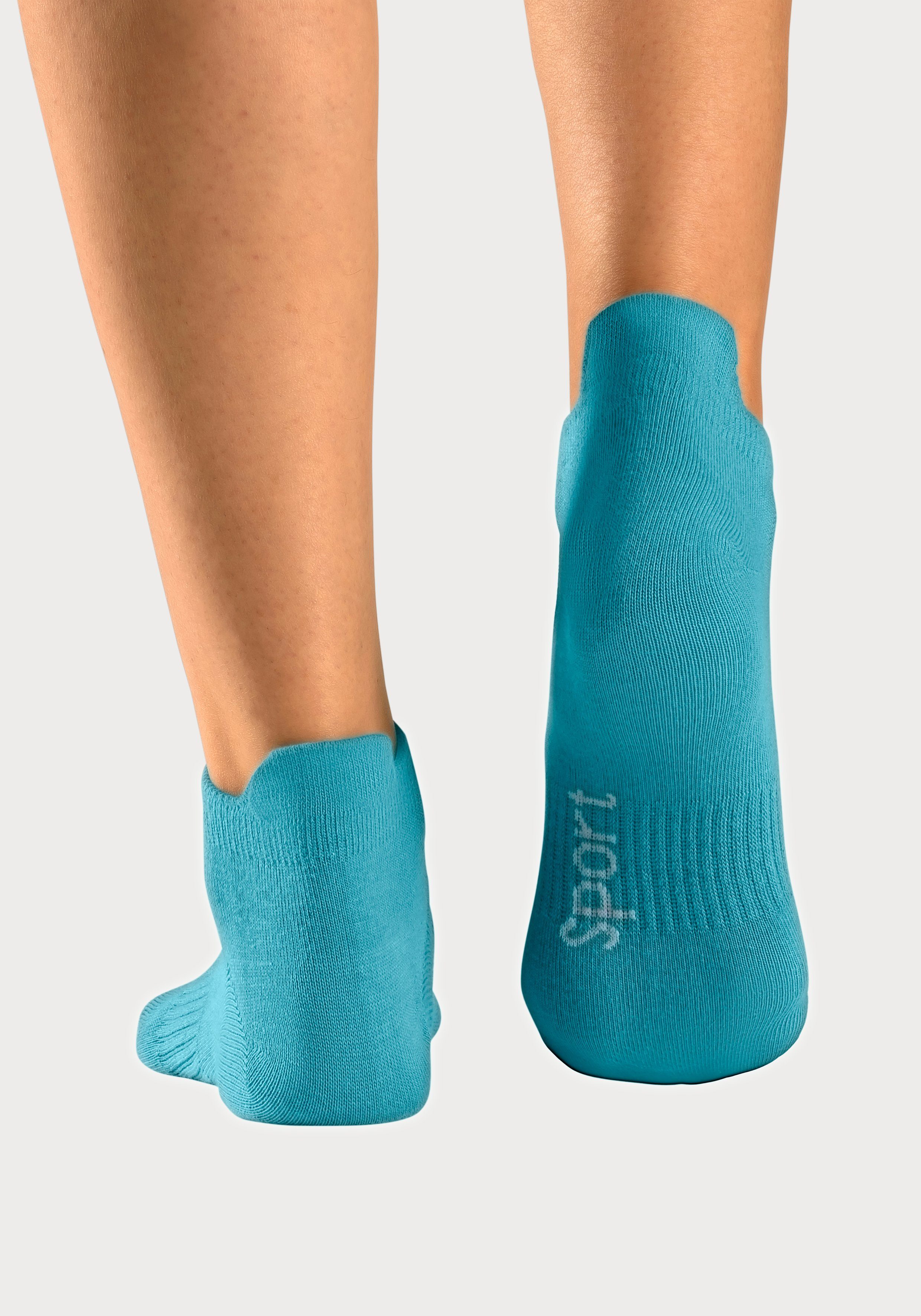 Bench. Sneakersokken met fijne mesh constructie en middenvoetrubber (set, 6 paar)