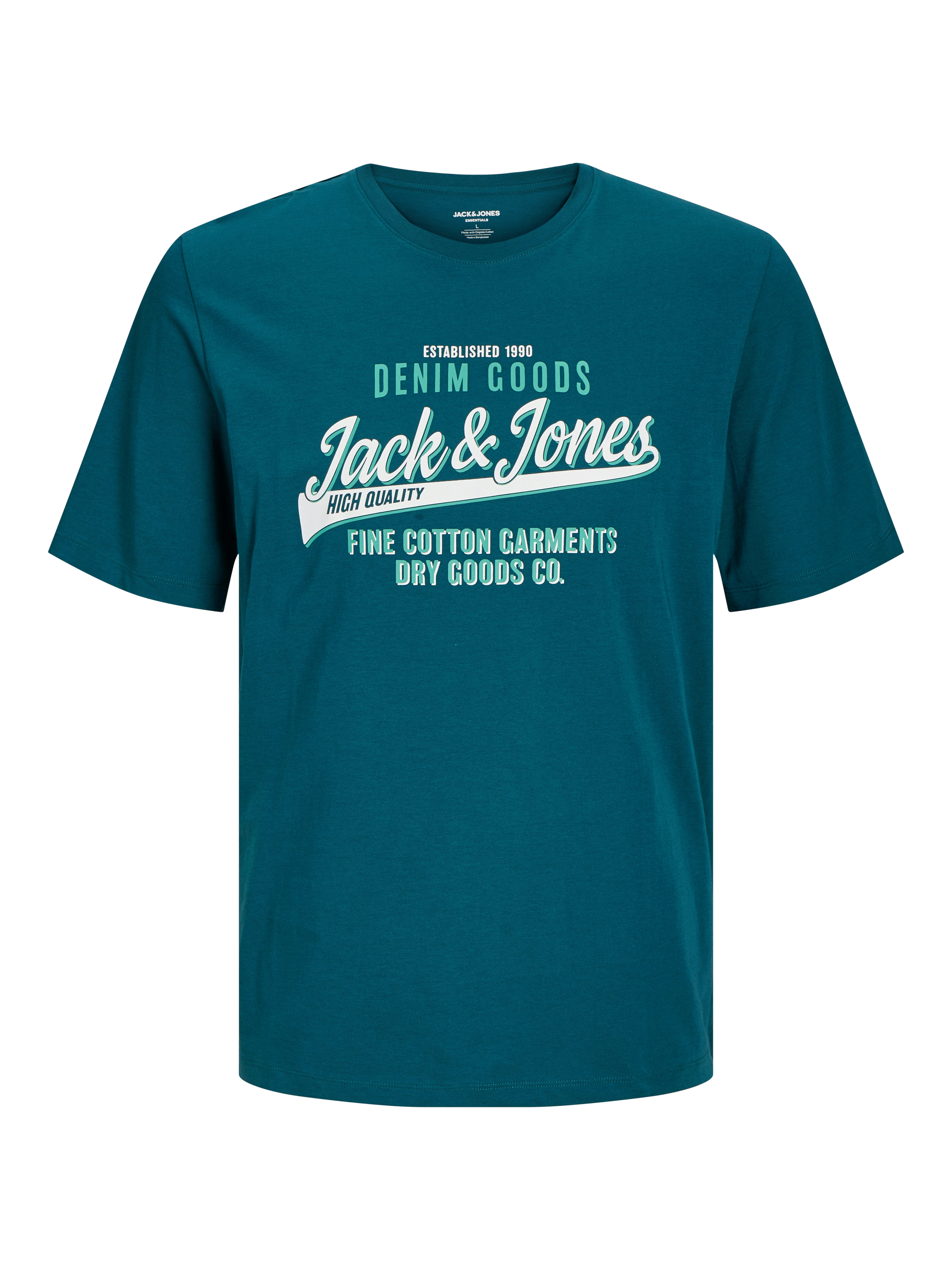 Jack & Jones Junior Shirt met ronde hals JJELOGO TEE SS O-NECK 2 COL S NOOS JNR