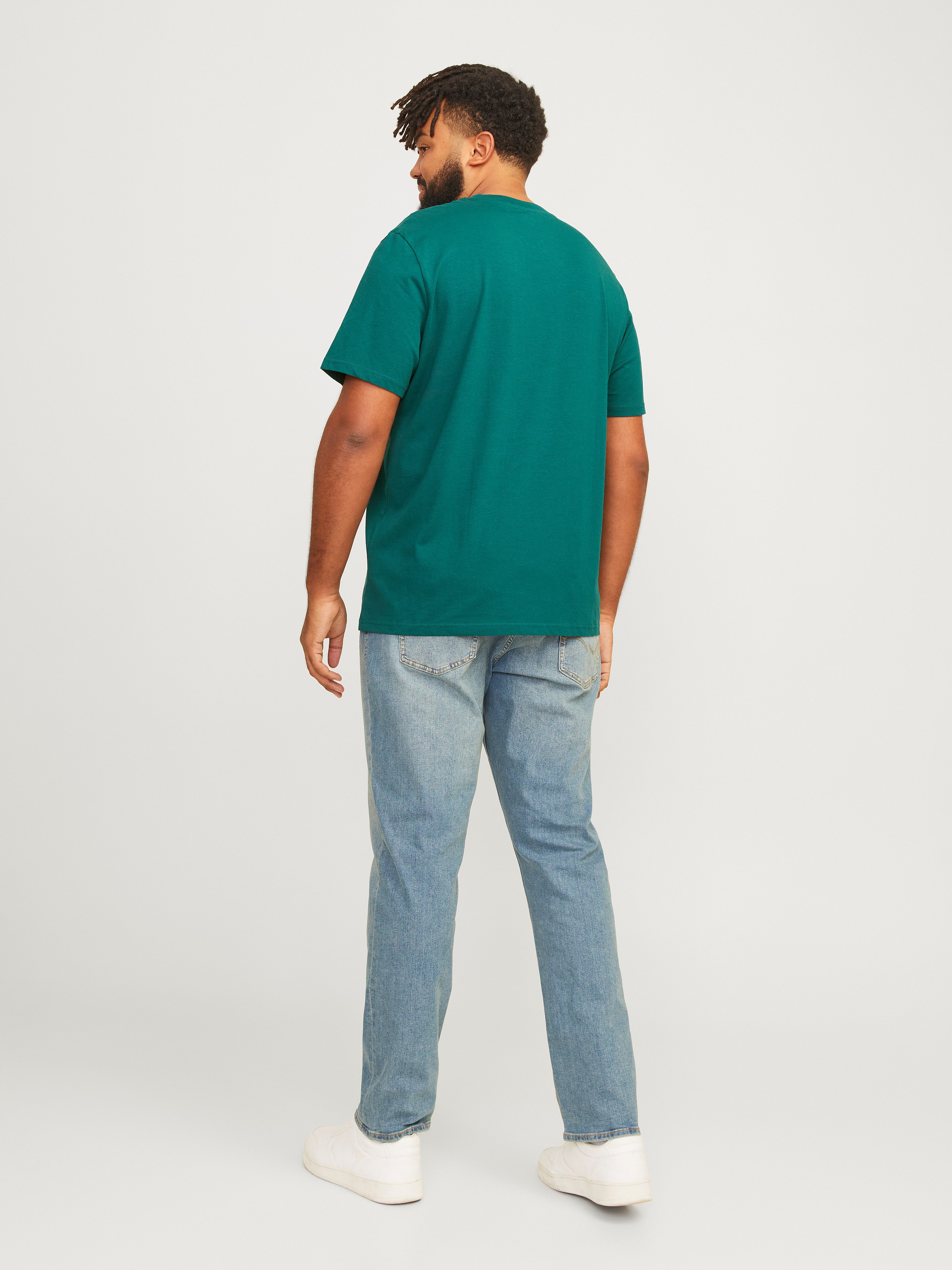 Jack & Jones PlusSize Shirt met ronde hals JJESTAR JJ TEE SS NOOS PLS