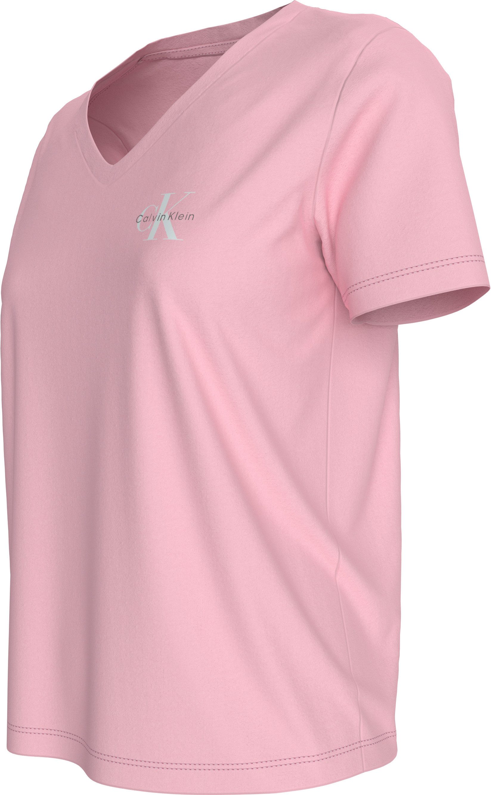 Calvin Klein Shirt met korte mouwen A- Logo VN 2 pack Tee (Set van 2)