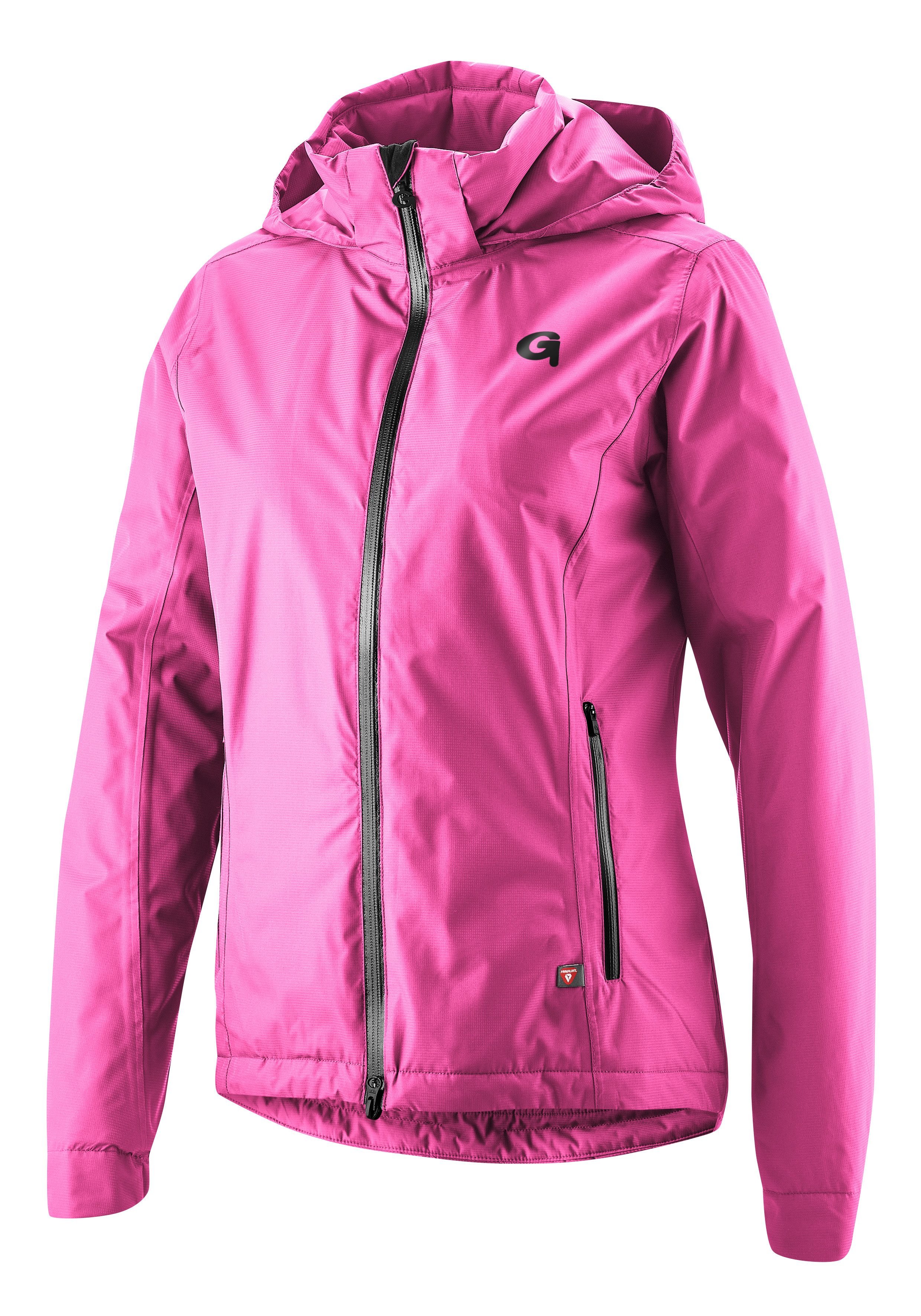 Gonso Fietsjack Save Jacket Therm W Dames regenjack wind- en waterdicht, fietsjack met capuchon
